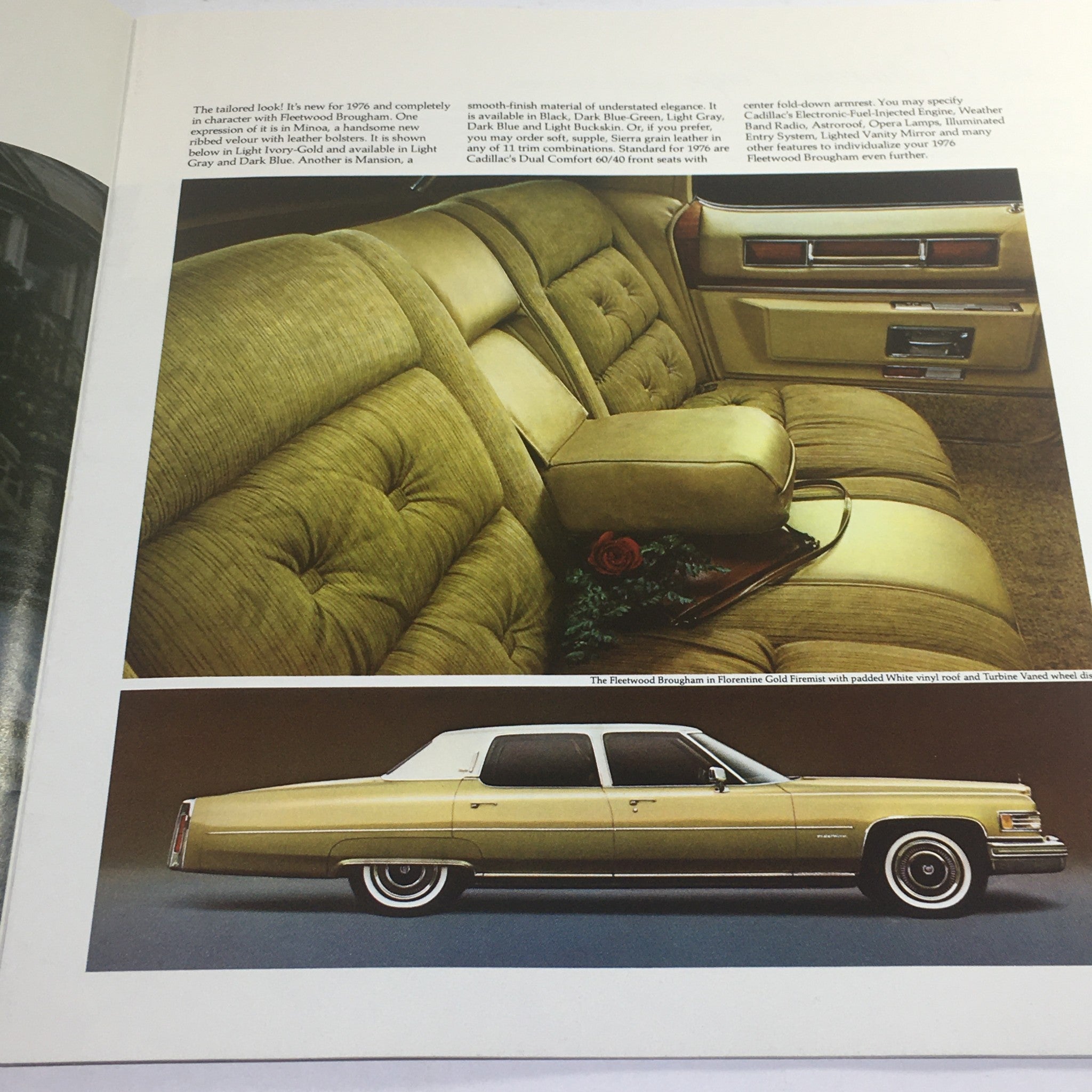 1976 Cadillac Seville and El Dorado Dealership Car Auto Brochure Catalog