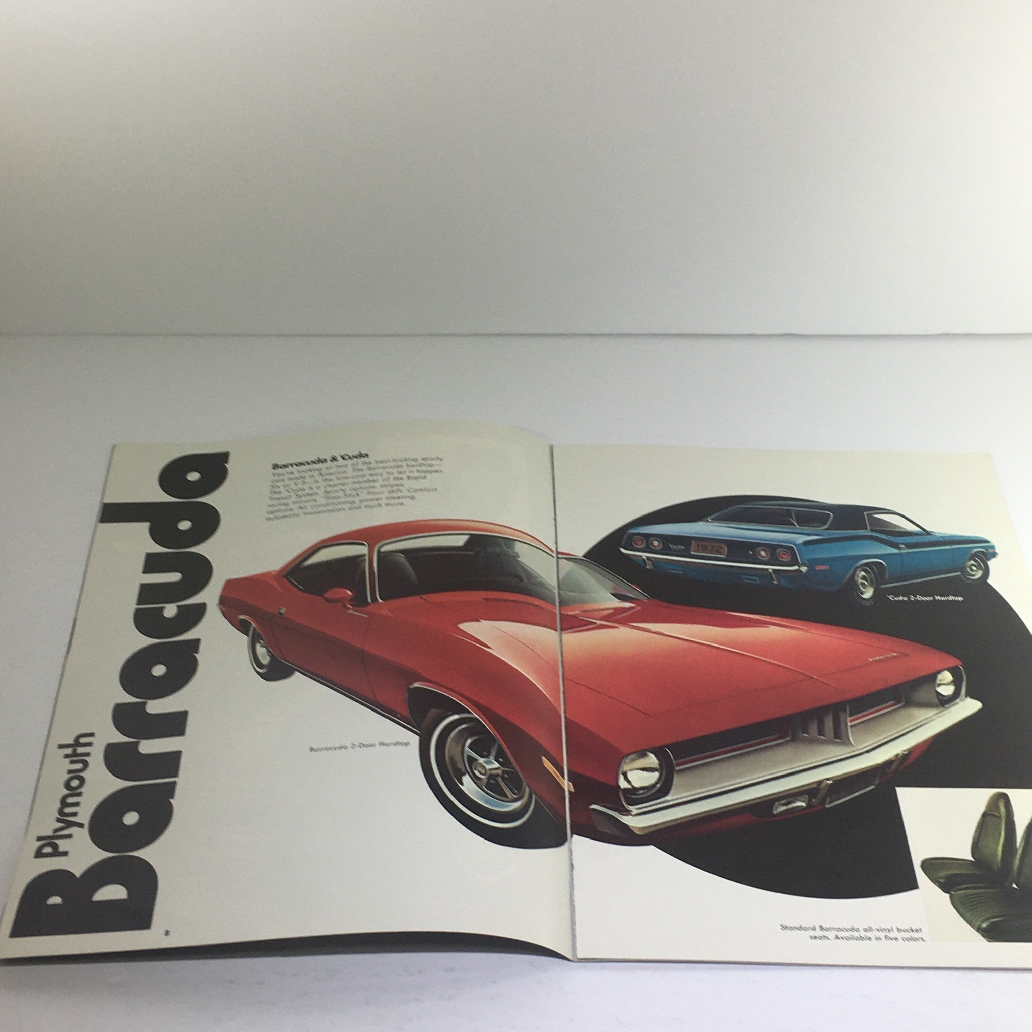 1972 Chrysler Plymouth Barracuda Fury Dealership Car Auto Brochure Catalog