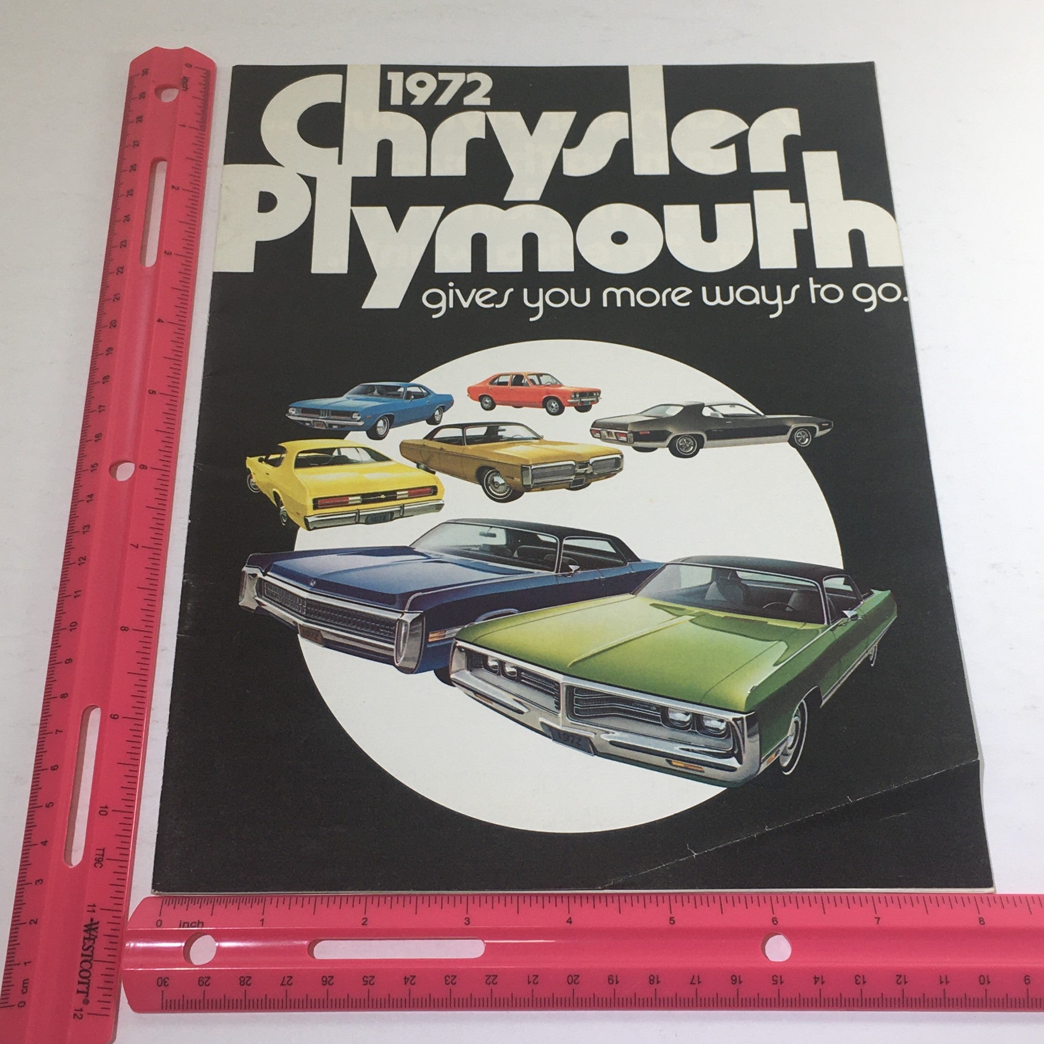 1972 Chrysler Plymouth Barracuda Fury Dealership Car Auto Brochure Catalog