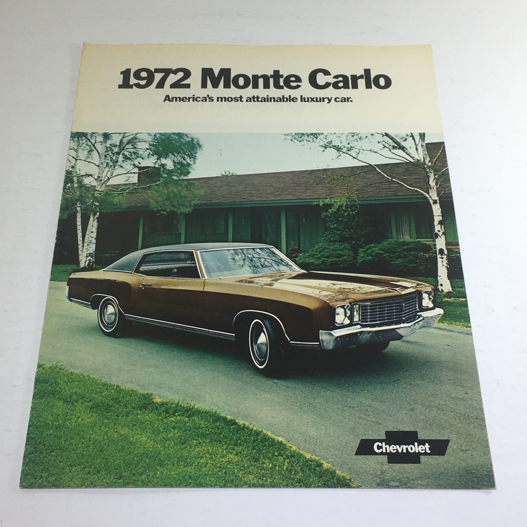 1972 Chevrolet Monte Carlo Dealership Sale Car Auto Brochure Catalog