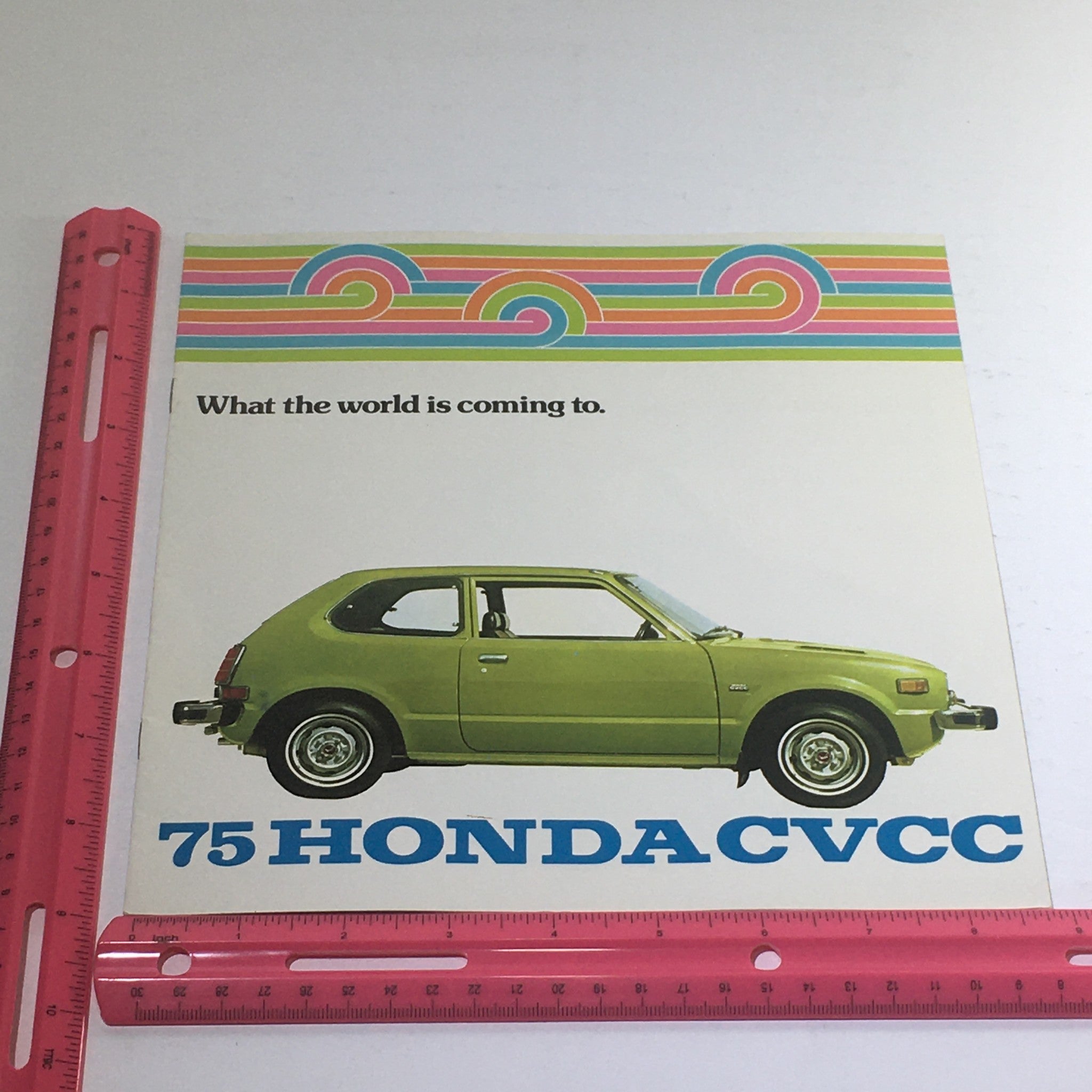 1975 Honda CVCC Specifications Dealership Car Auto Brochure Catalog