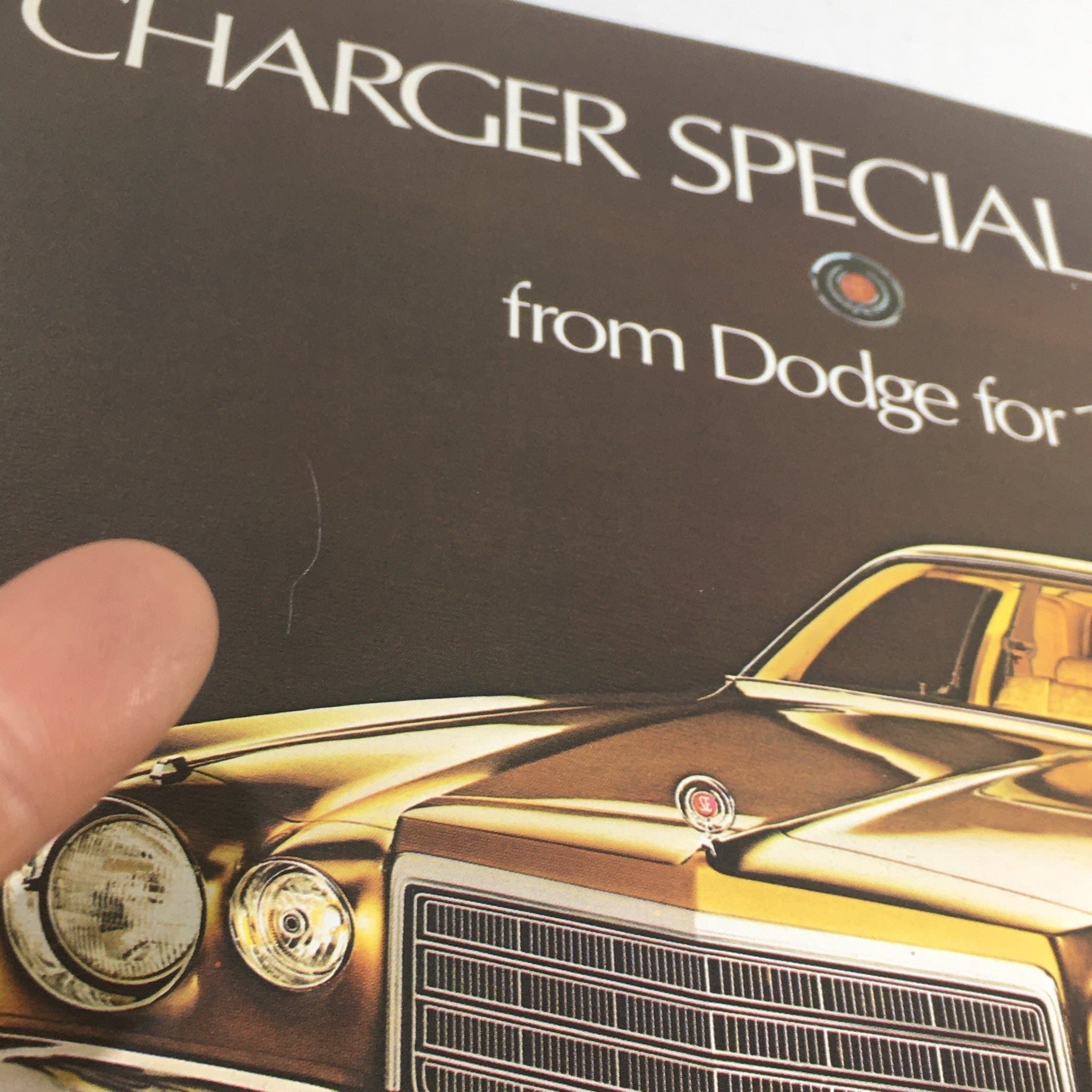 1975 Dodge Charger Special Edition Dealership Car Auto Brochure Catalog