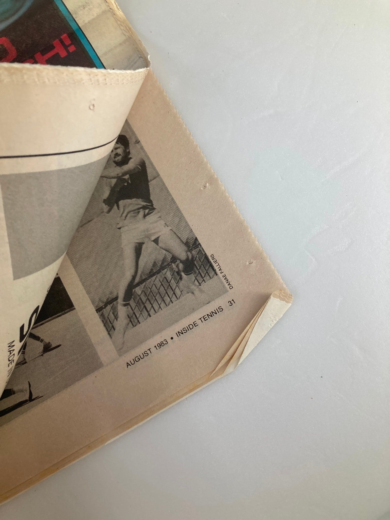 VTG Inside Tennis Magazine August 1983 The Envelope Please The All-Star Team