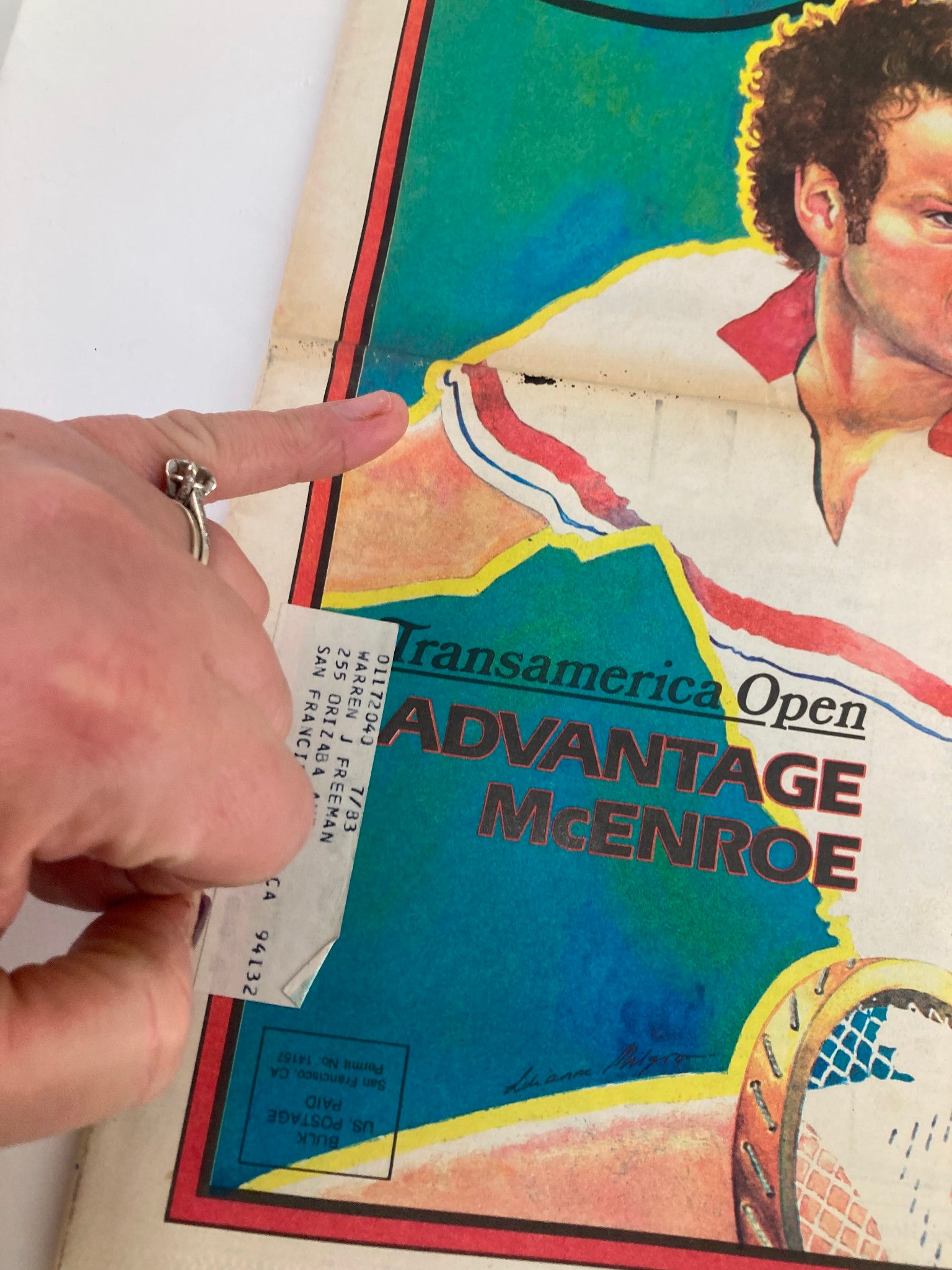 VTG Inside Tennis Magazine September 1983 Transamerica Open Advantage McEnroe