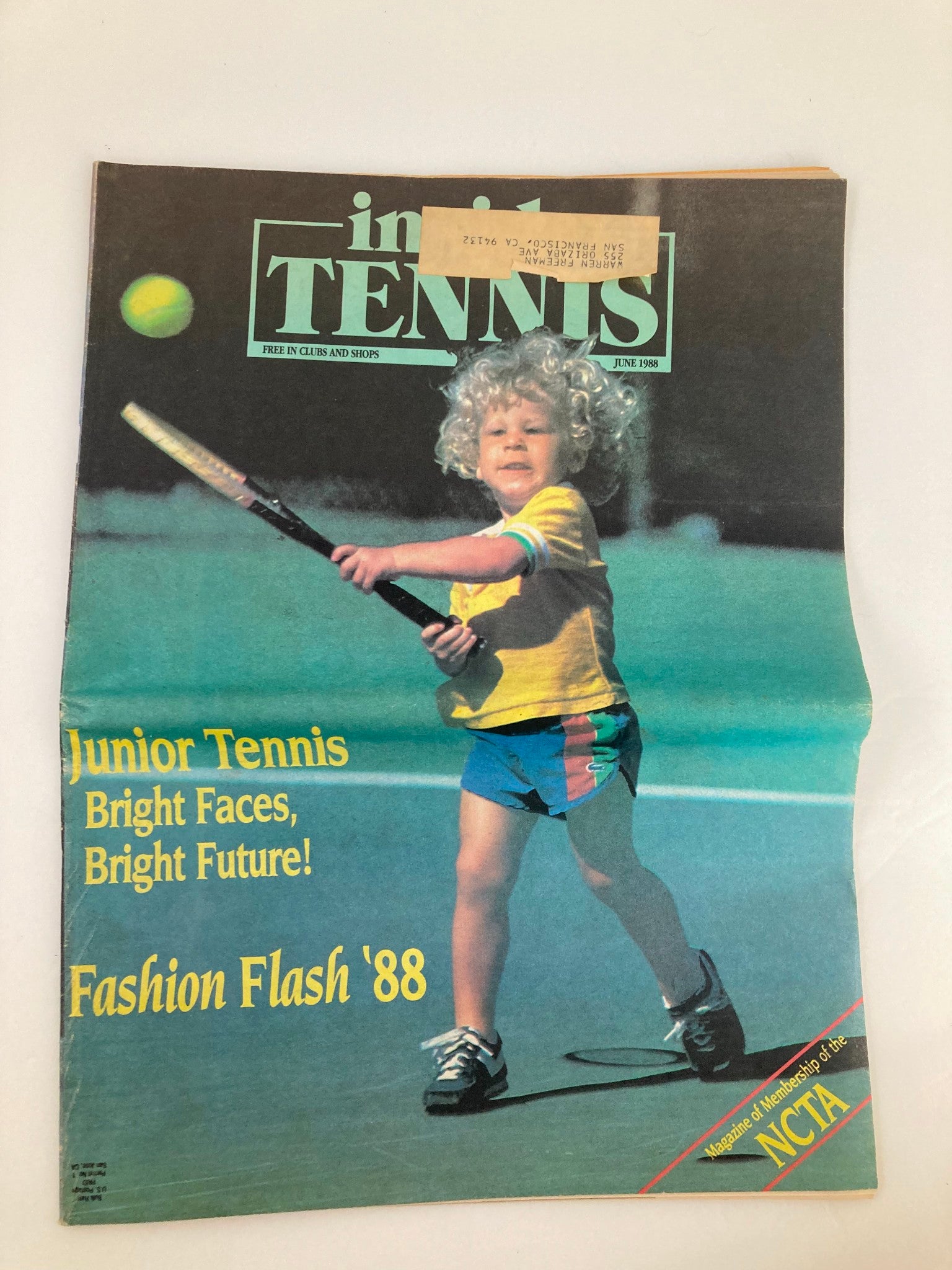 VTG Inside Tennis Magazine June 1988 Junior Tennis Bright Faces & Bright Future