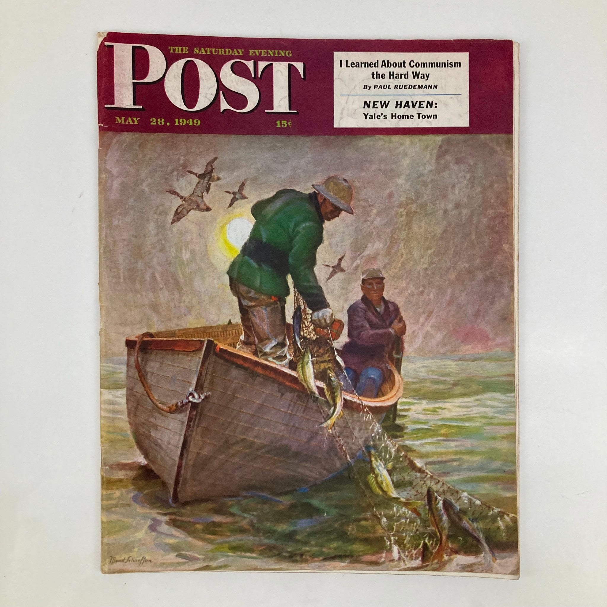 Saturday Evening Post Magazine May 28 1949 Illustrated Cover Mead Schaeffer