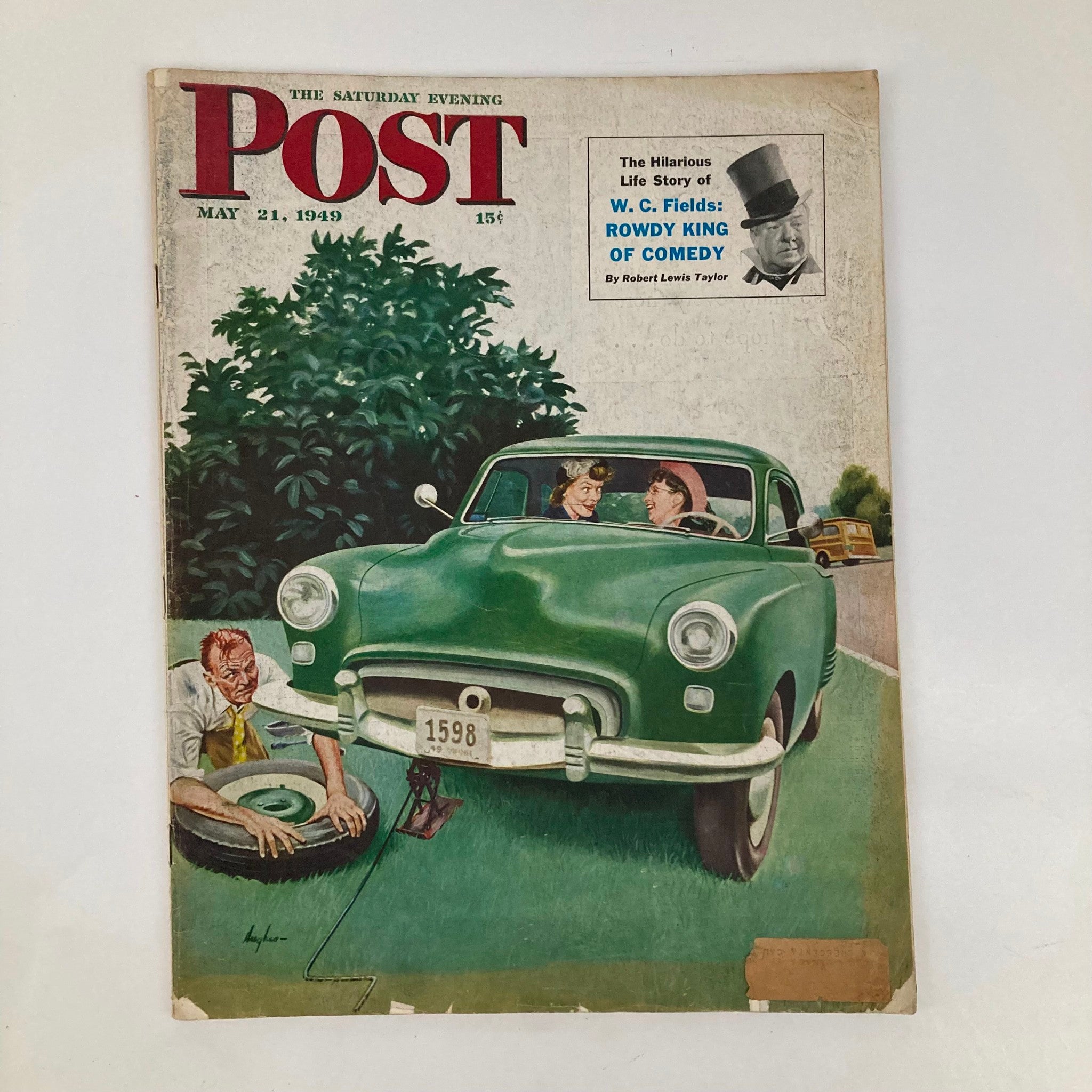 Saturday Evening Post Magazine May 21 1949 Illustrated Cover George Hughes