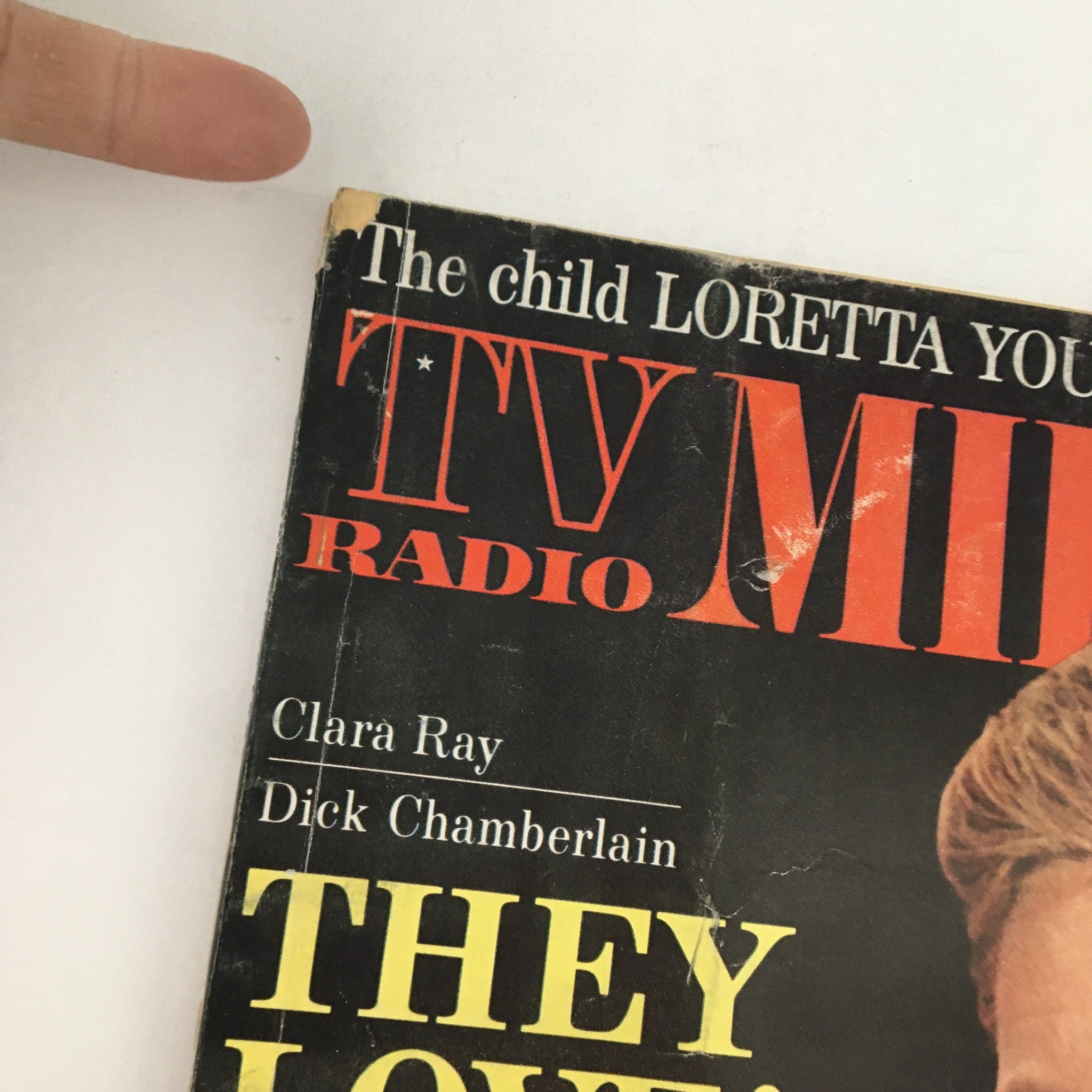 TV Radio Mirror Magazine December 1962 Vol 59 #1 Clara Ray & Dick Chamberlain