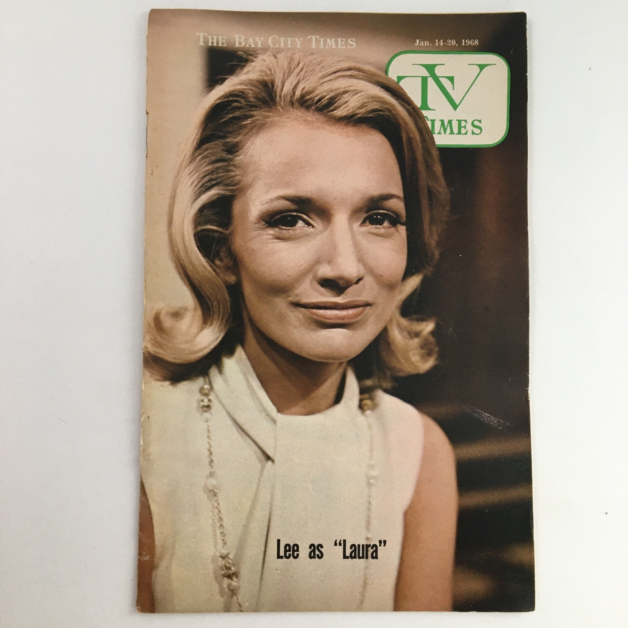 TV Times Bay City Michigan January 14-20 1968 Sheryl Lee as "Laura", No Label