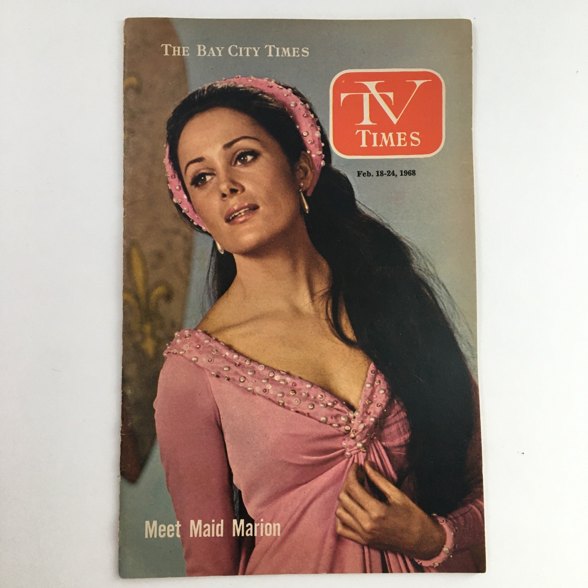 TV Times Bay City Michigan February 18-24 1968 Meet Maid Marion, No Label