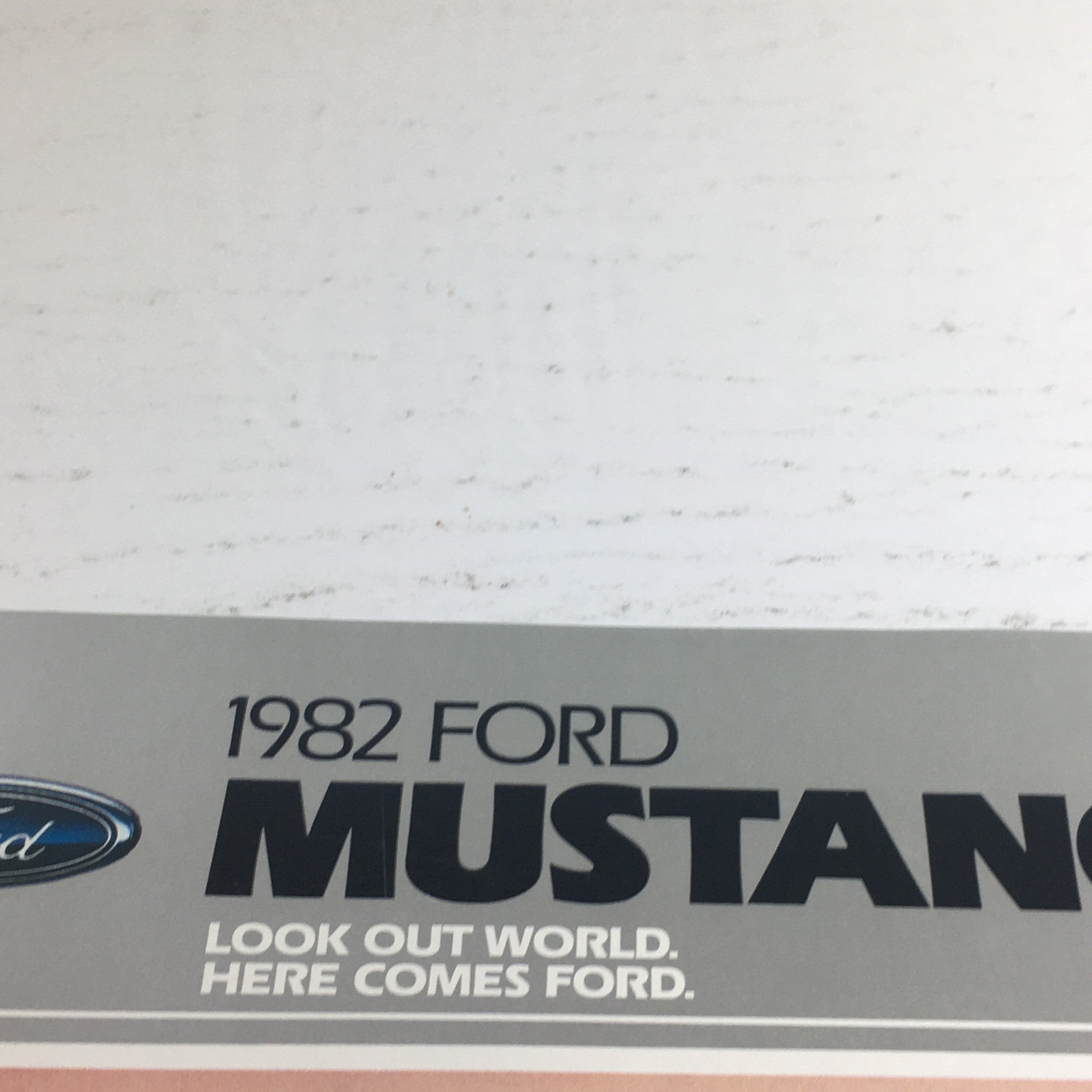 1982 Ford Mustang GL Dealership Car Auto Brochure Catalog