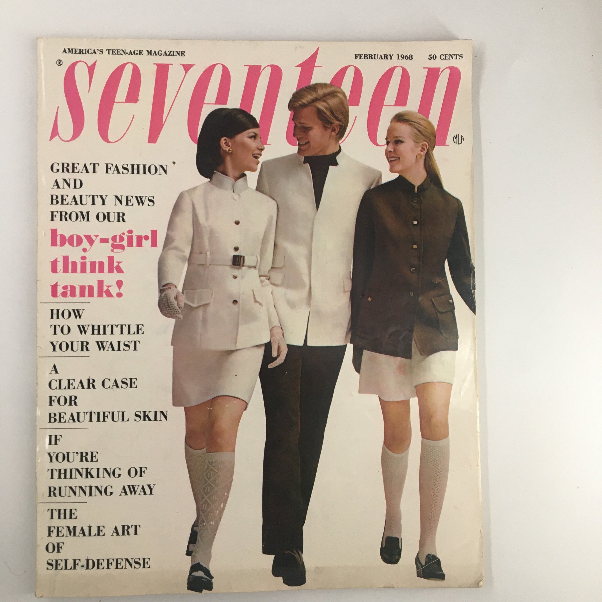 VTG Seventeen Magazine February 1968 How To Whittle Your Waist No Label