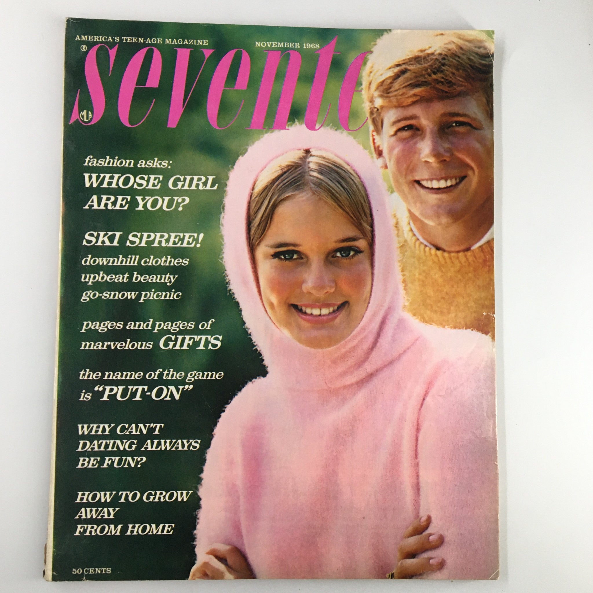 VTG Seventeen Magazine November 1968 Why Can't Dating Always Be Fun? No Label