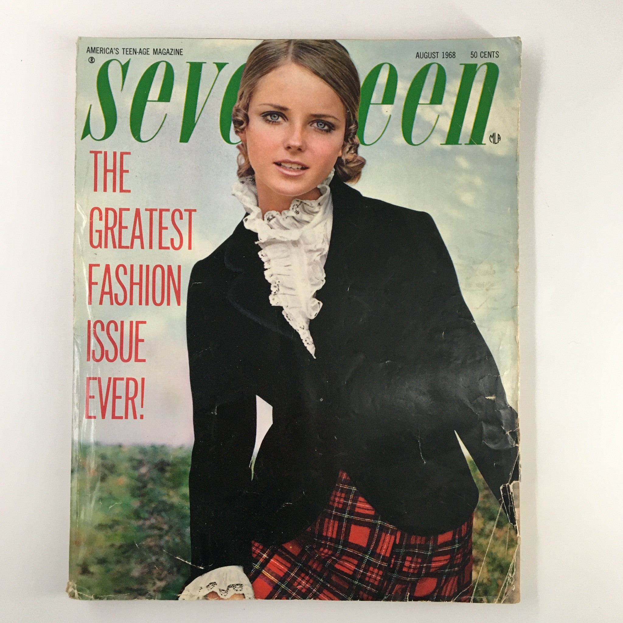 VTG Seventeen Magazine August 1968 Memo From Model Cheryl Tiegs No Label