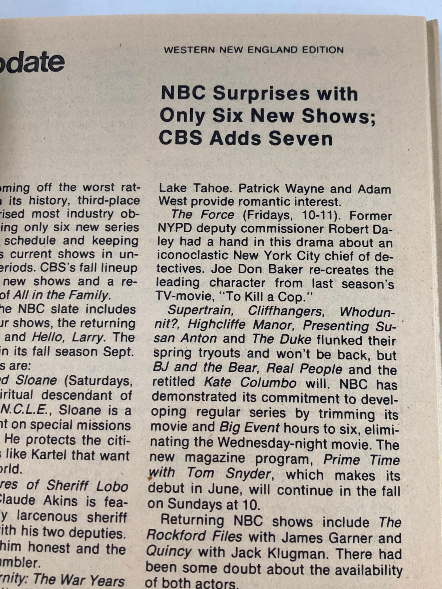 TV Guide Magazine May 12 1979 Sculpture by Giusti Western New England Edition