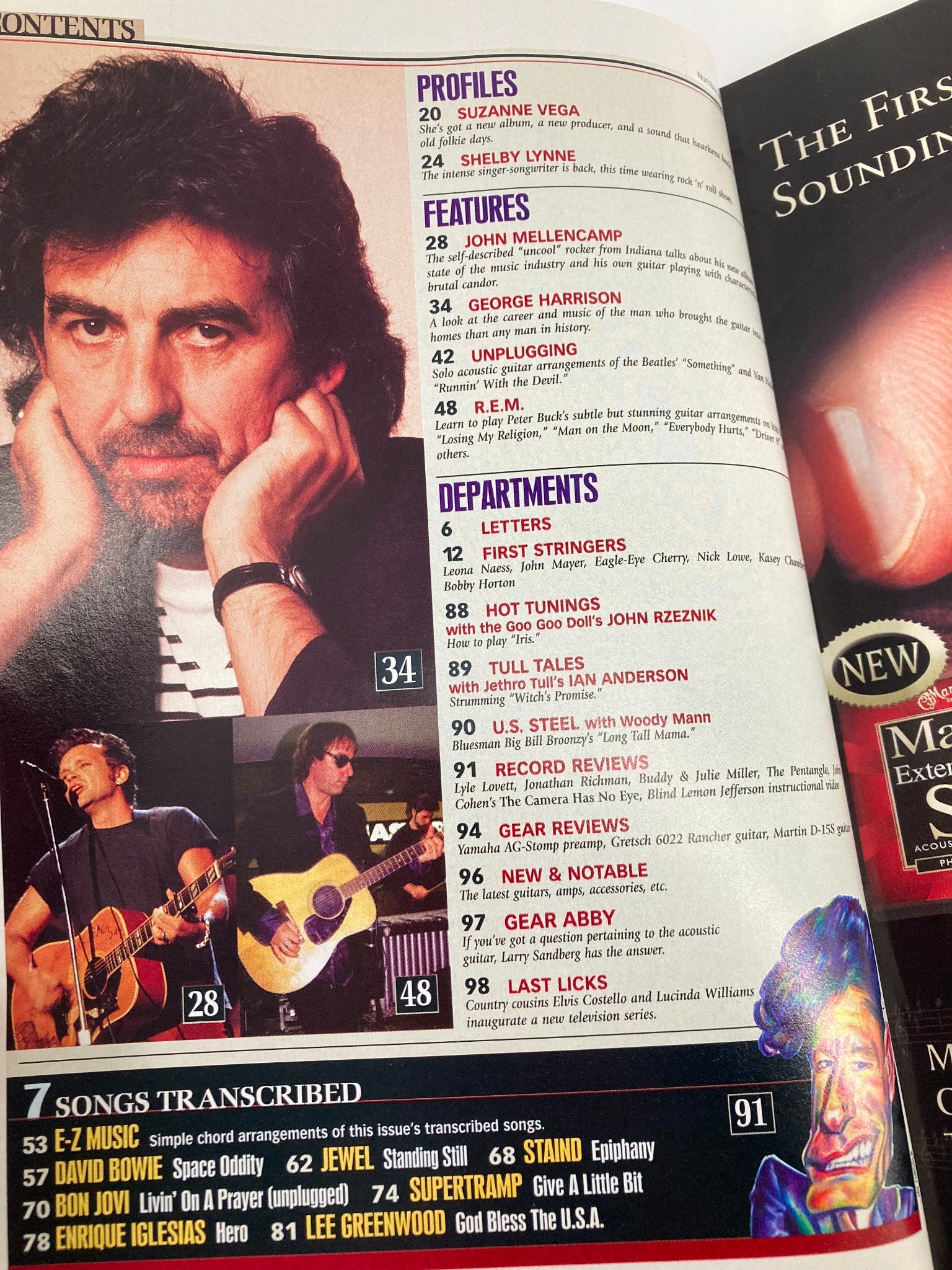 Guitar World Acoustic Magazine August 2009 No. 49 George Harrison No Label