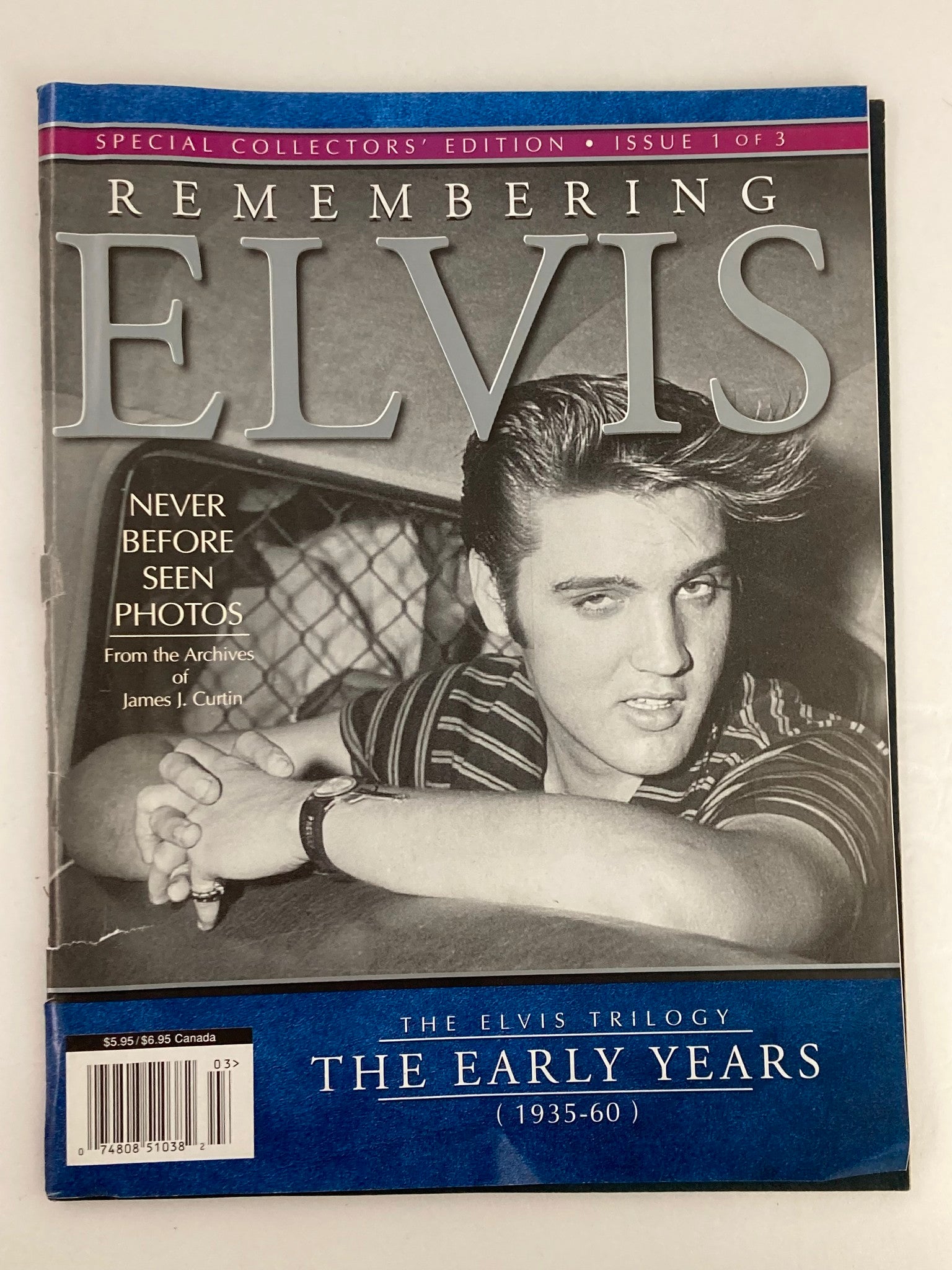 VTG Remembering Elvis Magazine 2002 Elvis Presley Trilogy 1935-1960 No Label