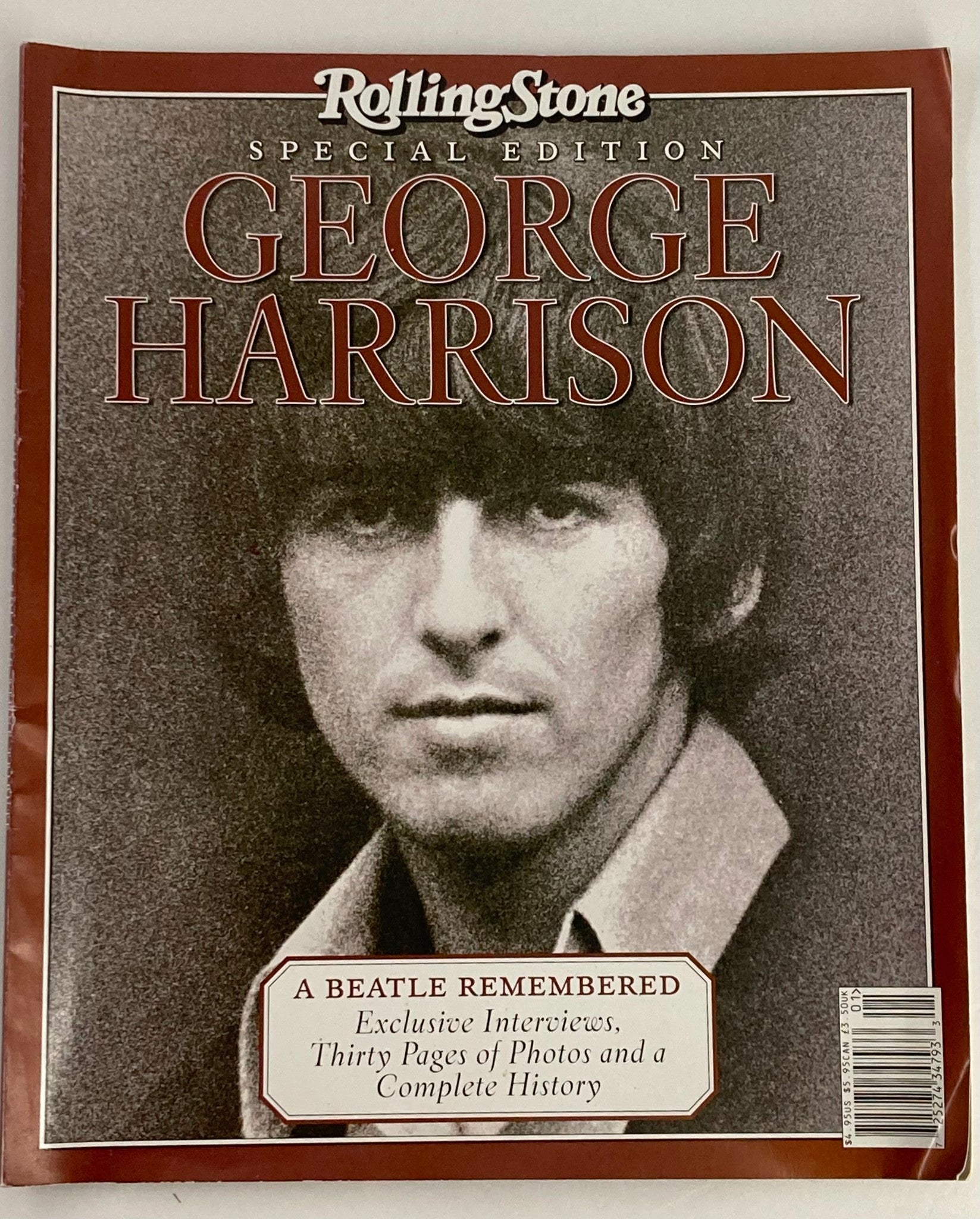 Rolling Stone Magazine Special Edition 2001 George Harrison No Label