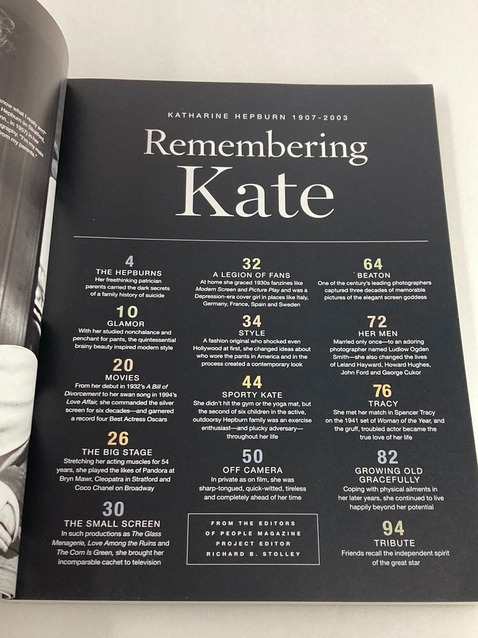 People Magazine Tribute Commemorative Issue Katharine Hepburn 1907-2003 No Label