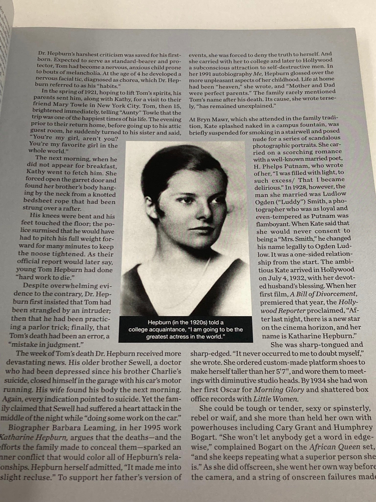 People Magazine Tribute Commemorative Issue Katharine Hepburn 1907-2003 No Label