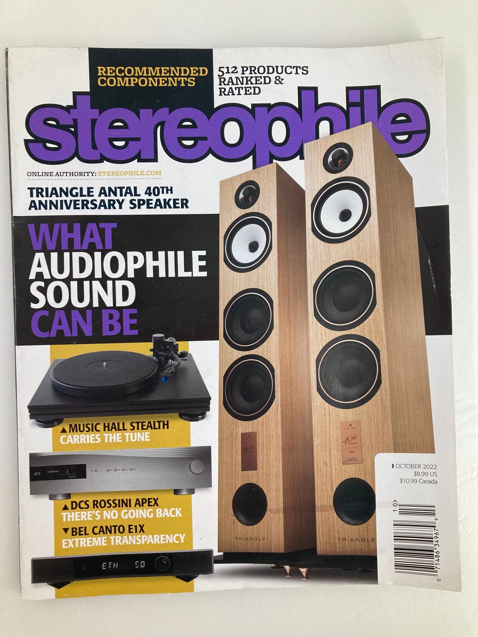 Stereophile Magazine October 2022 DCS Rossine Apex and Bel Canto E1X