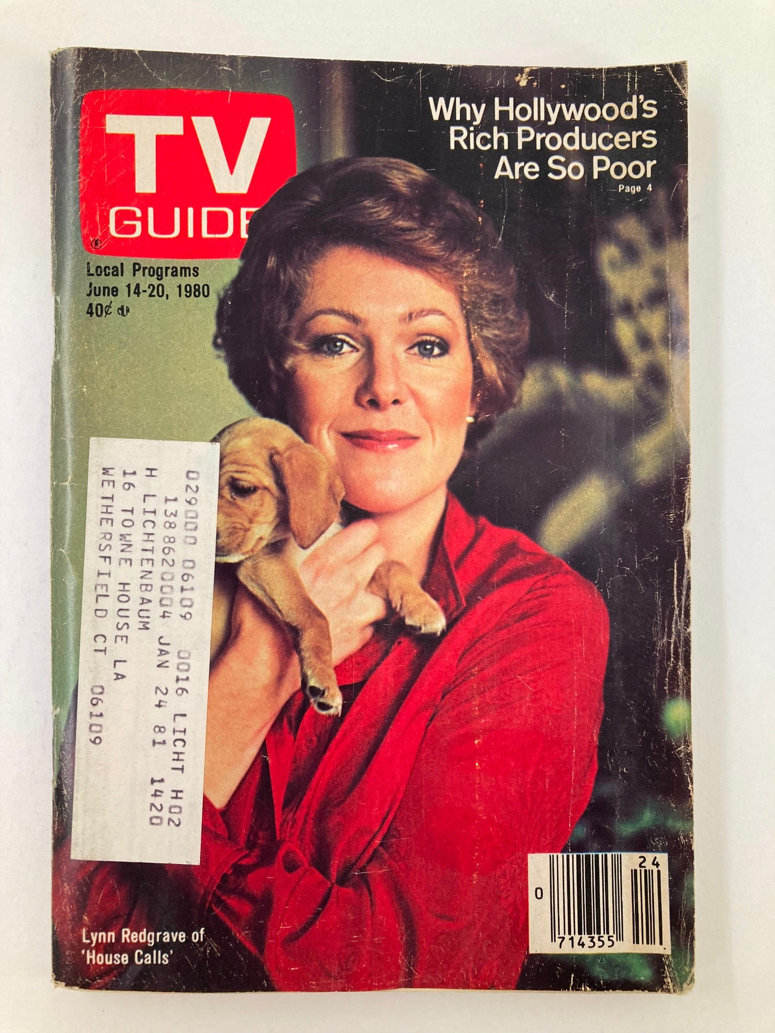 TV Guide Magazine June 14 1980 #1420 Lynn Redgrave Western New England Edition