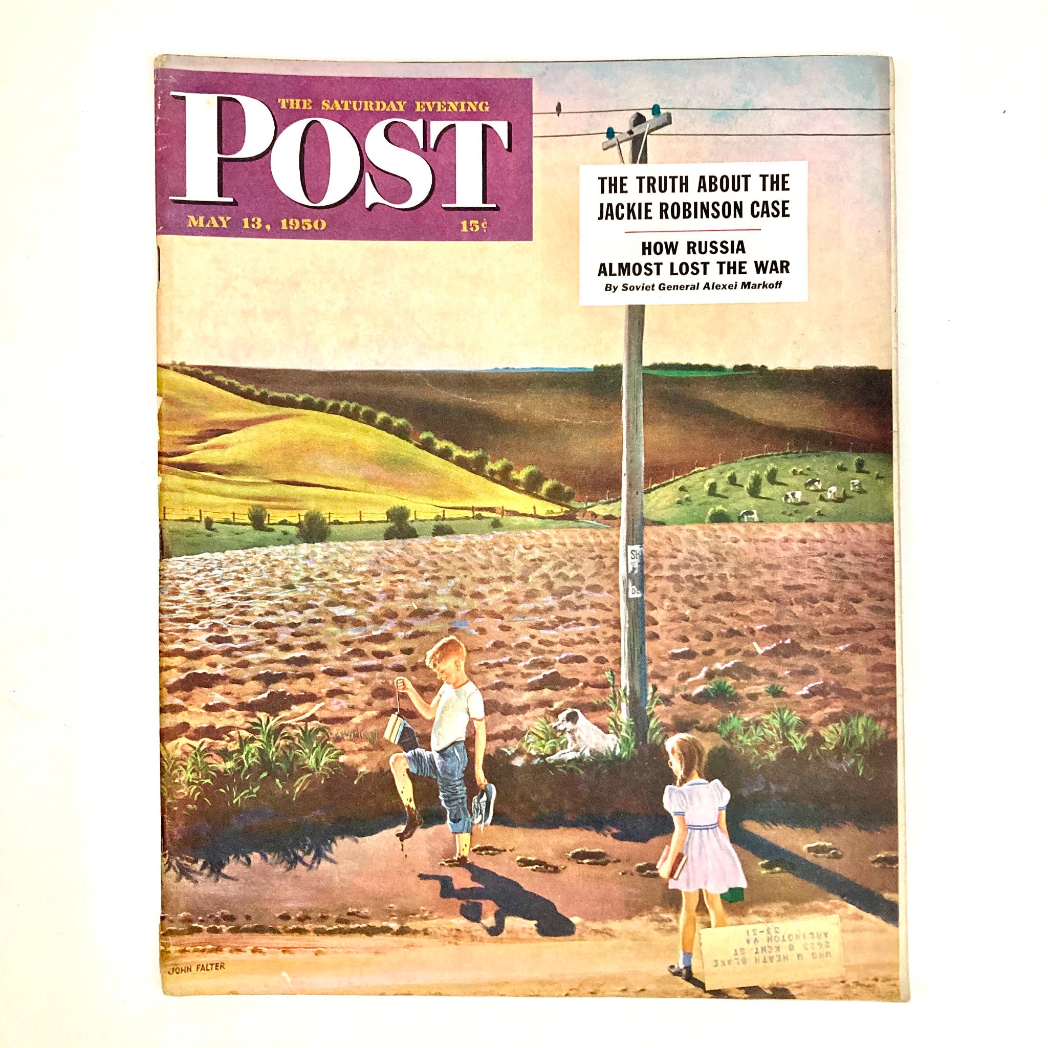 Saturday Evening Post Magazine May 13 1950 Illustrated Cover John Falter