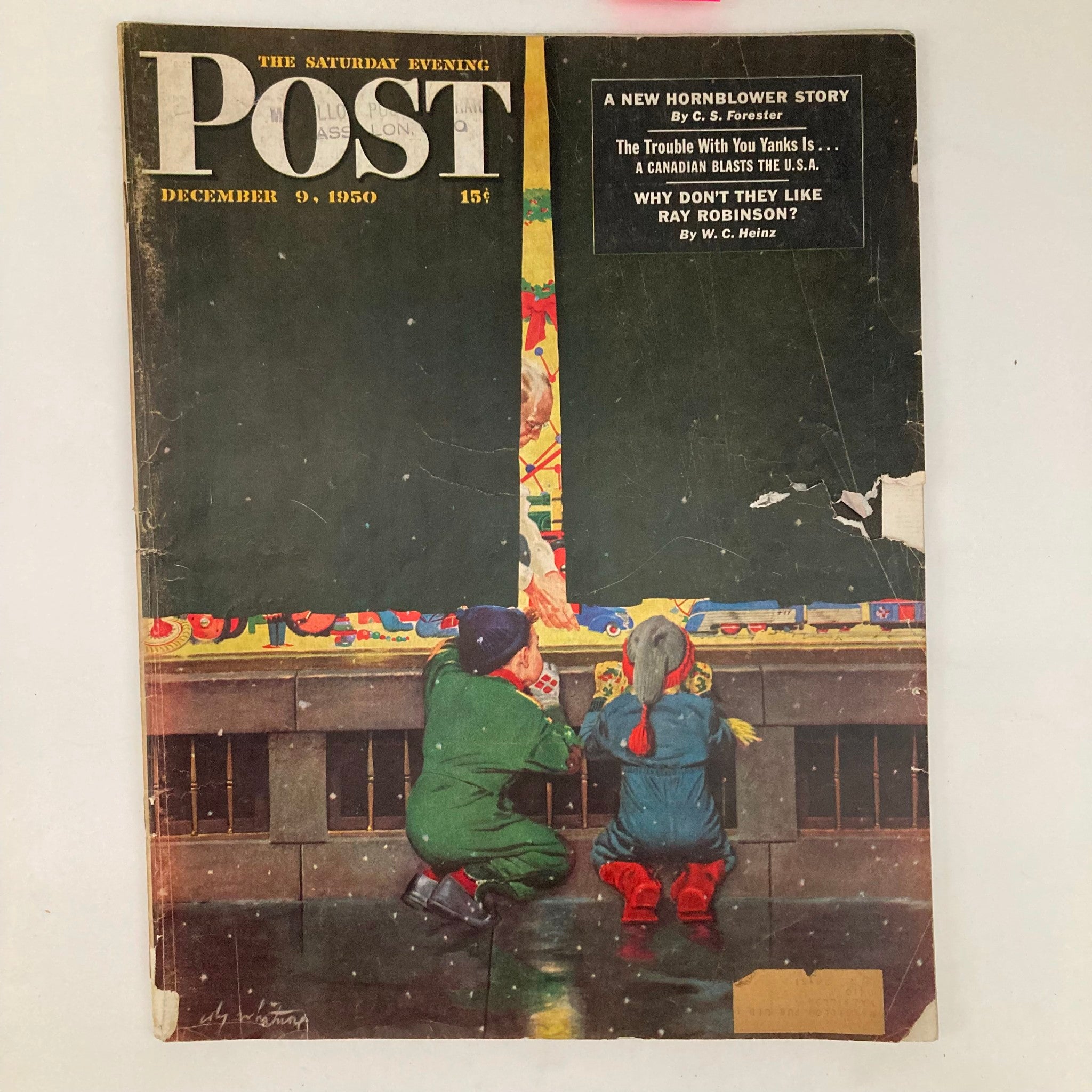 Saturday Evening Post Magazine December 9 1950 Illustrated Cover Coby Whitmore