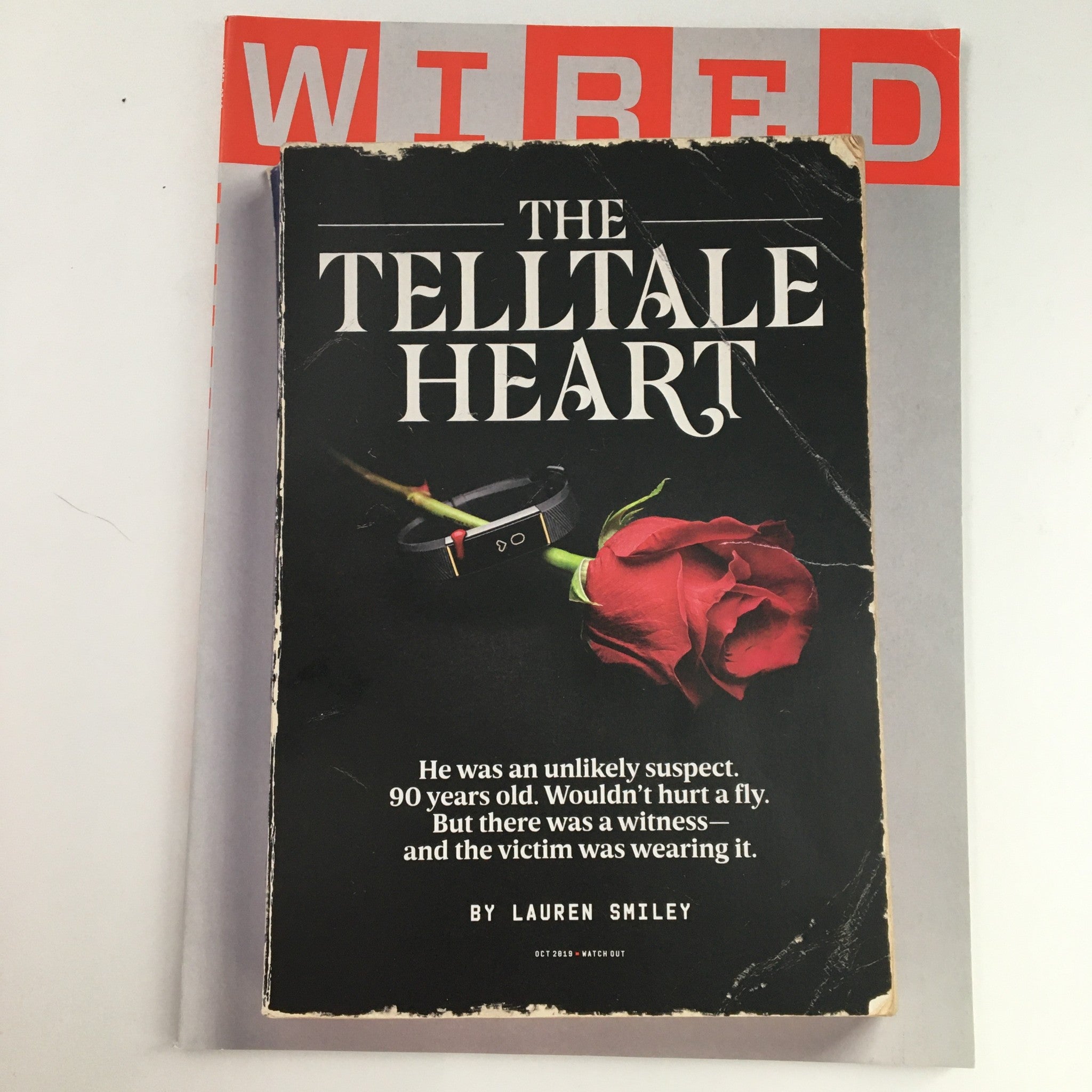 Wired Magazine October 2019 The Telltale Heart by Lauren Smiley, No Label VG