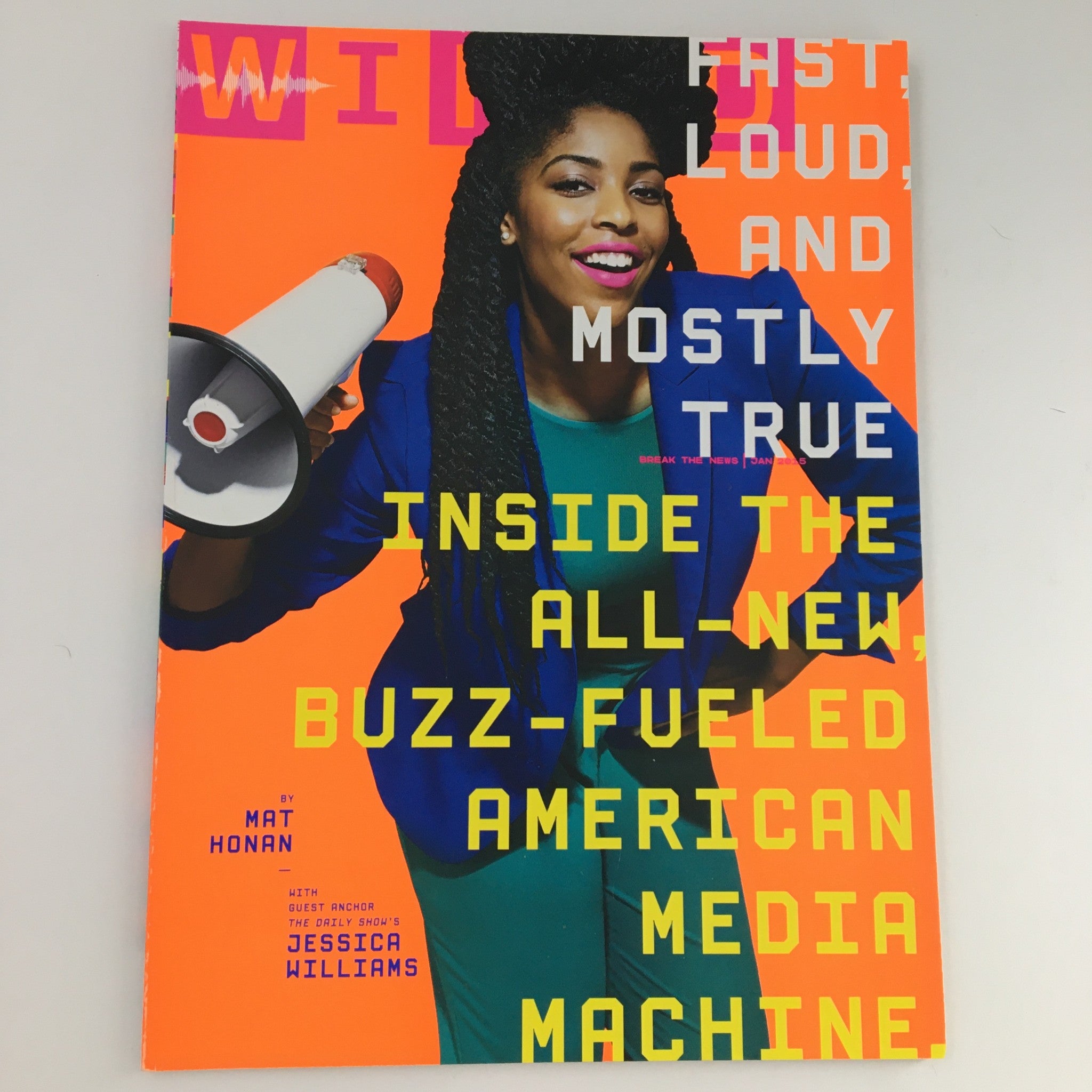 Wired Magazine January 2015 The Daily Show's Jessica Williams & Media Machine VG