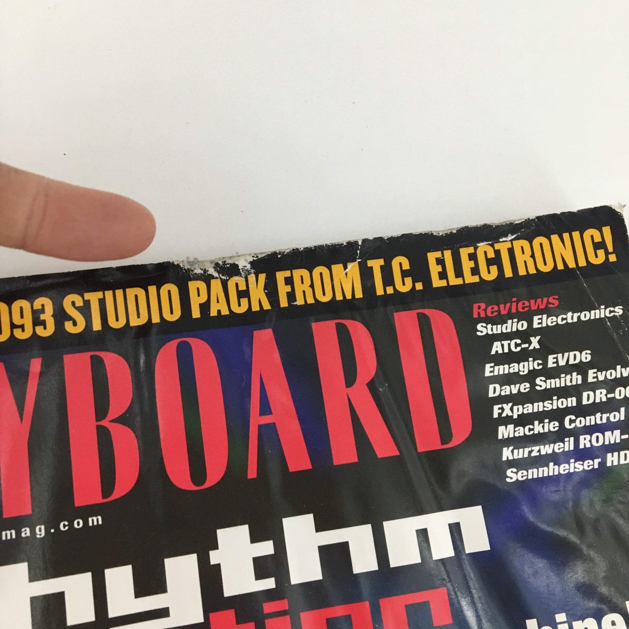 Keyboard Magazine March 2003 Bill Champlin & Rhythm Injection & Emagic EVD6