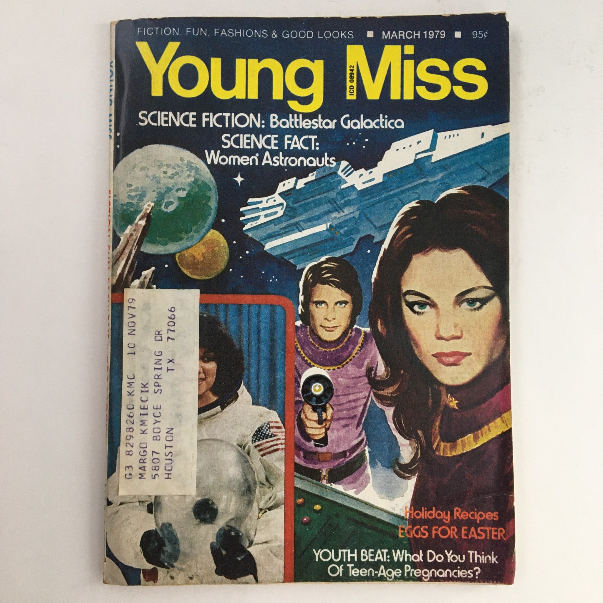 Young Miss Magazine March 1979 Science Fact Women Astronauts & Battle Galactica