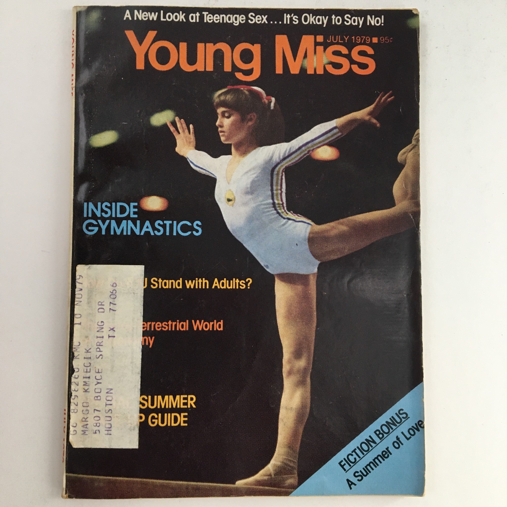 Young Miss Magazine July 1979 Inside Gymnastics NADIA COMANECI