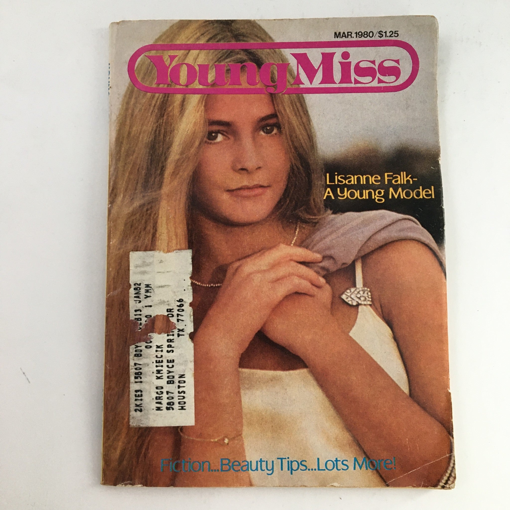 Young Miss Magazine March 1980 Lisanne Folk A Young Model & Fiction & Beauty Tip