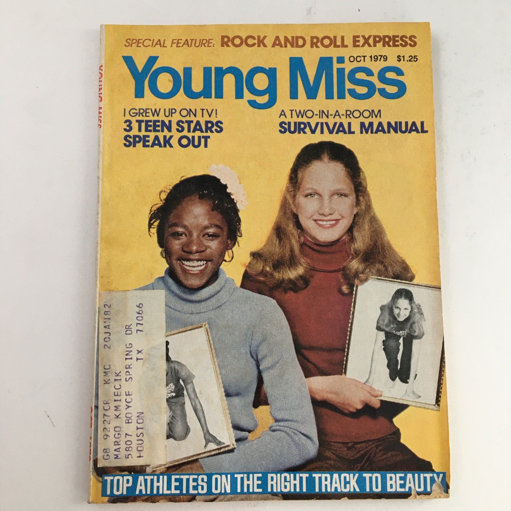 Young Miss Magazine October 1979 3 Teen Stars Speak Out & 2-Room Survival Manual