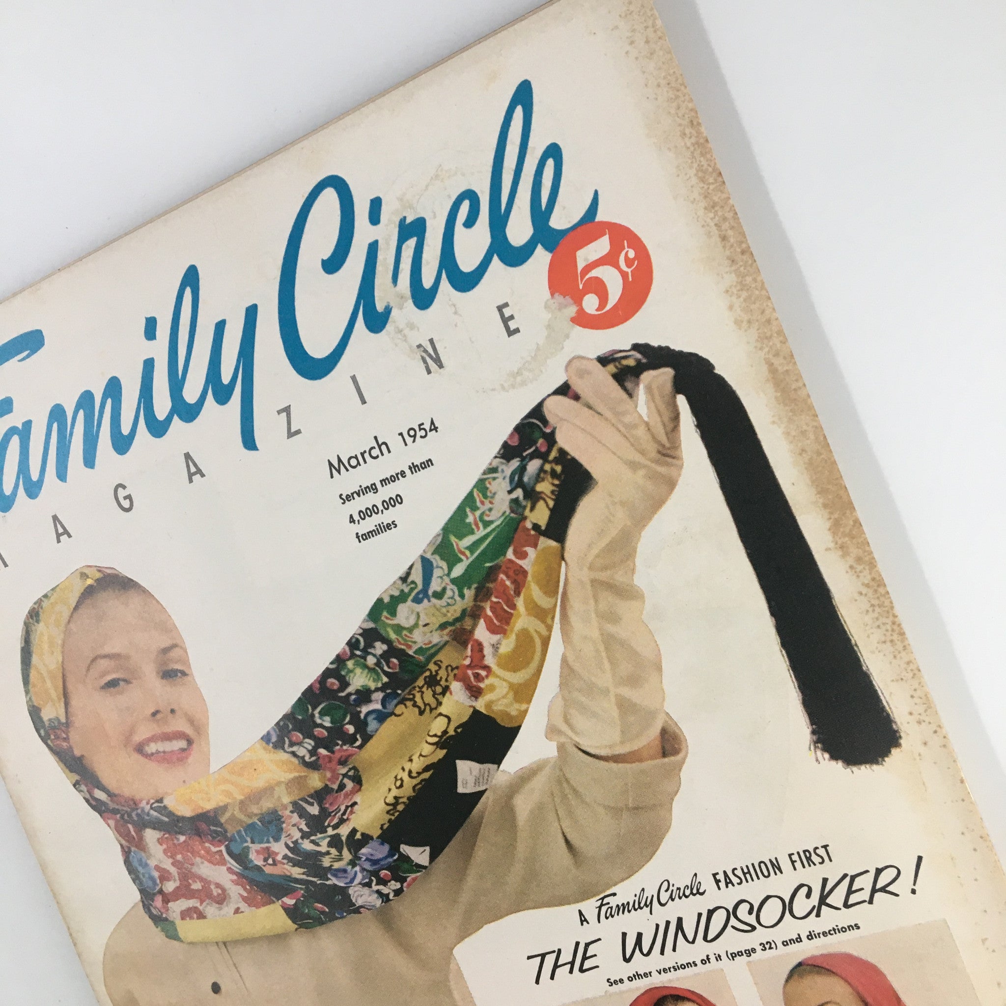 VTG Family Circle Magazine March 1954 A Cooky-Candy Dollhouse No Label