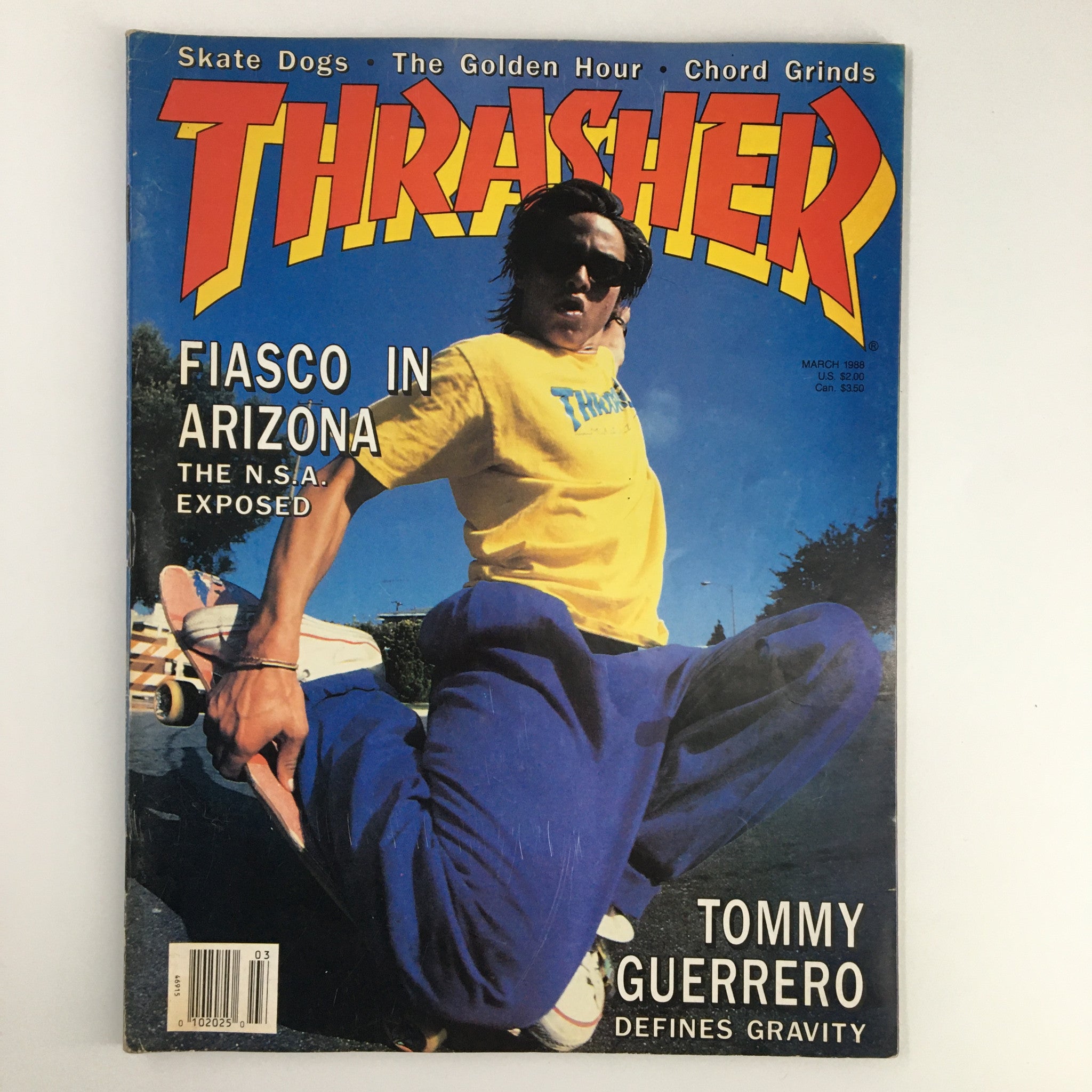 VTG Thrasher Magazine March 1988 Tommy Guerrero Defines Gravity No Label