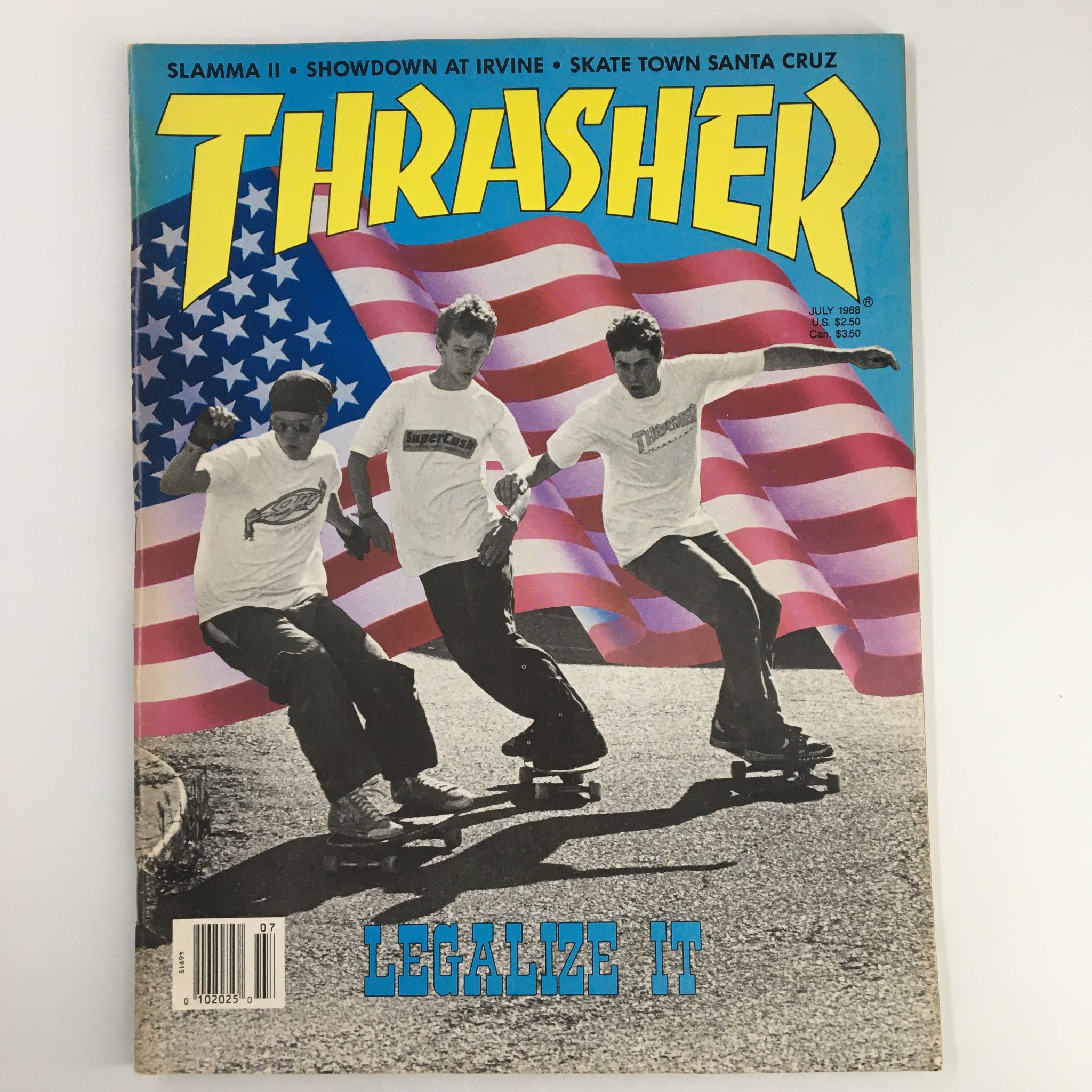 VTG Thrasher Magazine July 1988 John Dettman, Danny Sargent, Luke Ogden No Label