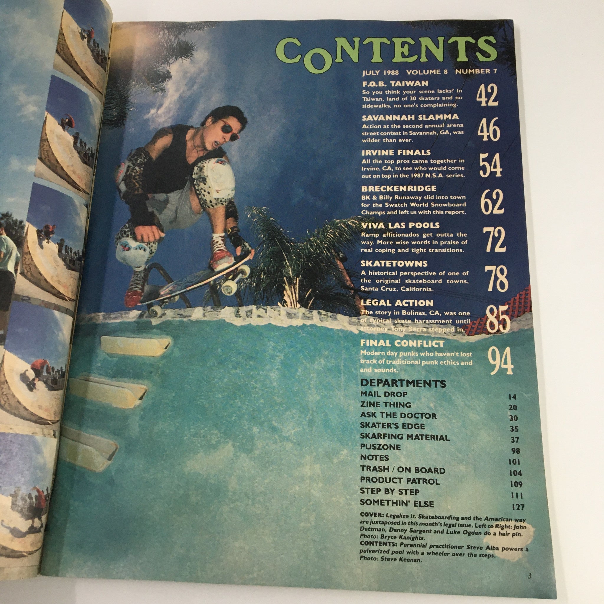 VTG Thrasher Magazine July 1988 John Dettman, Danny Sargent, Luke Ogden No Label