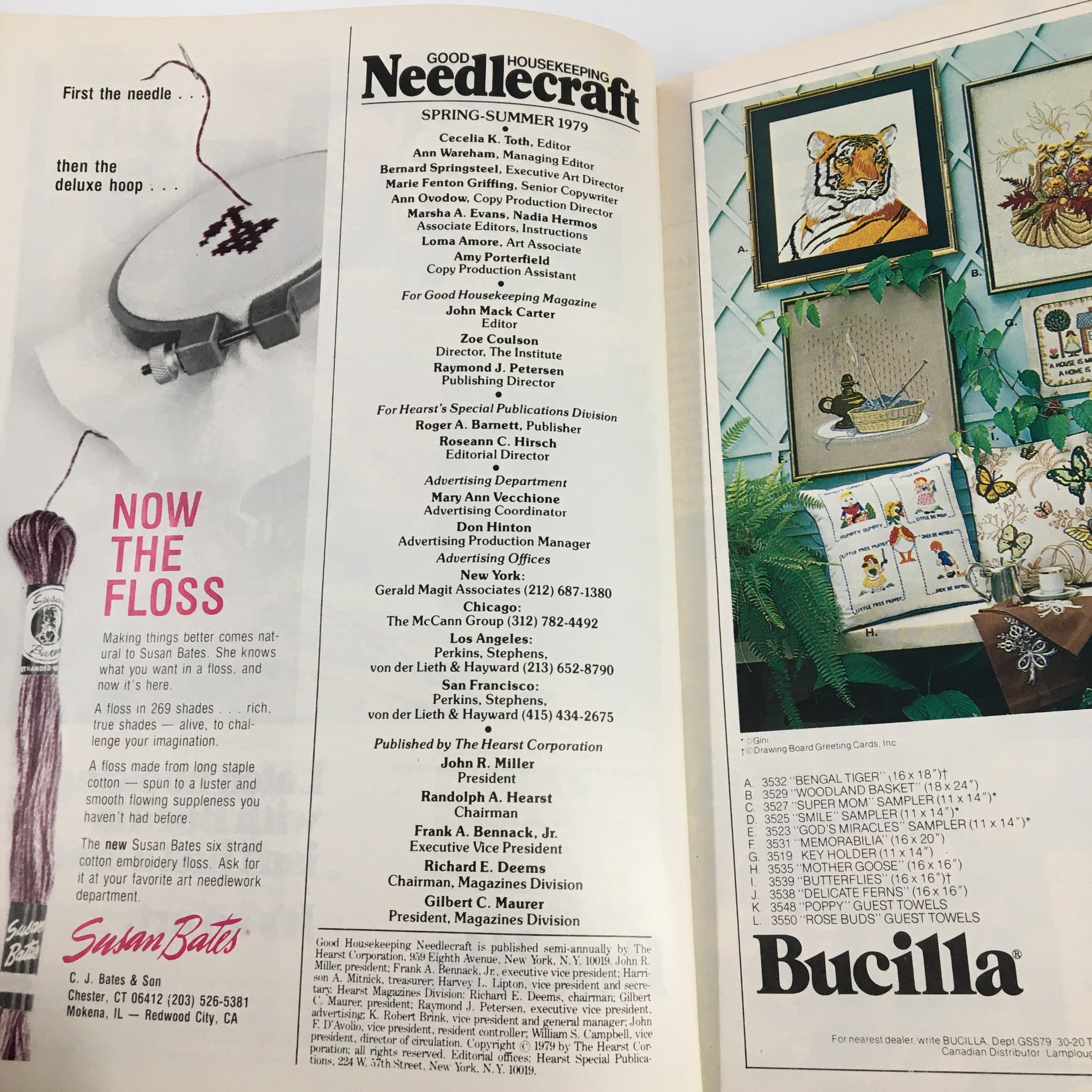 Good Housekeeping Needlecraft Spring 1979 Betty White Loves Needlepoint No Label