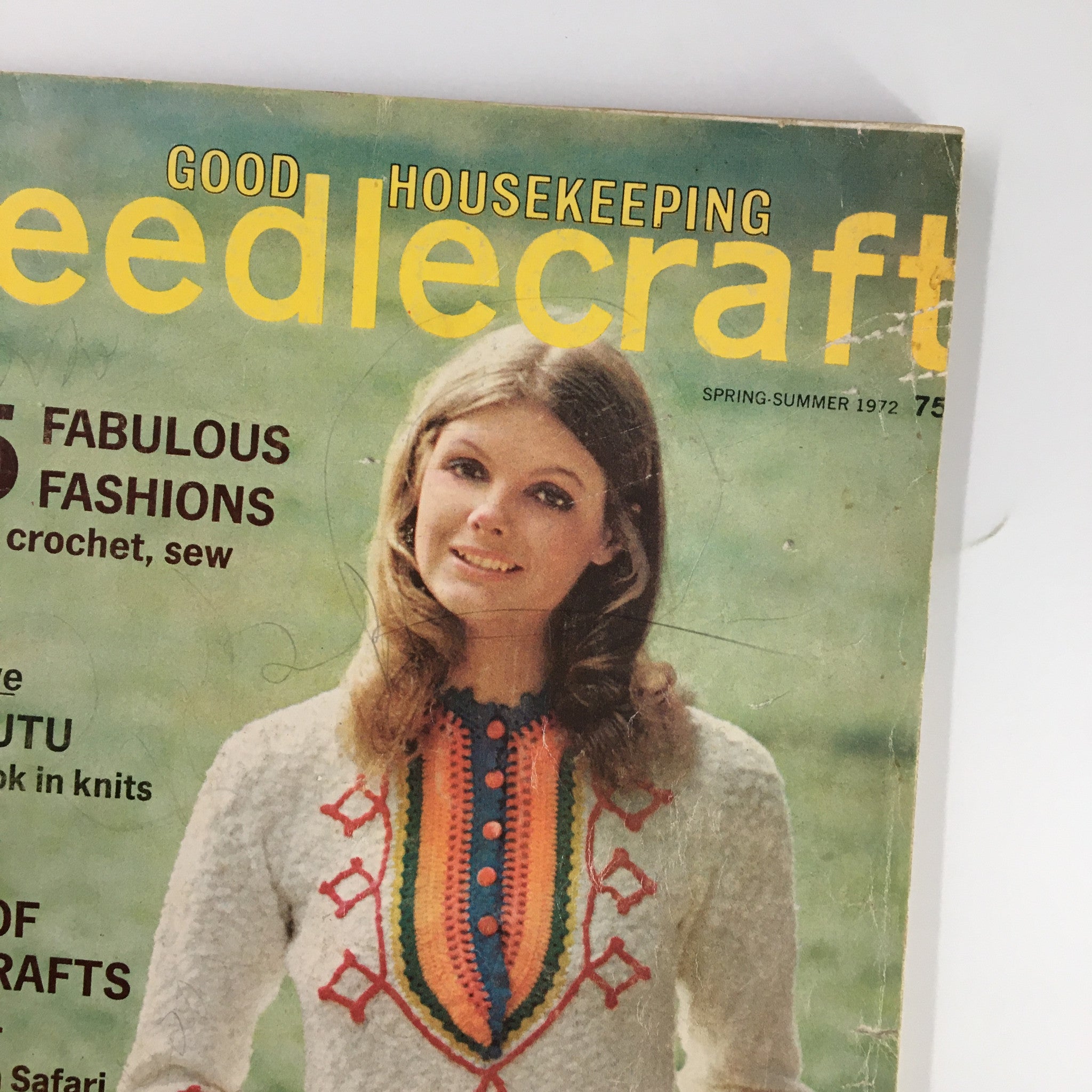 Good Housekeeping Needlecraft Spring 1972 The Kutu New Look in Knits No Label