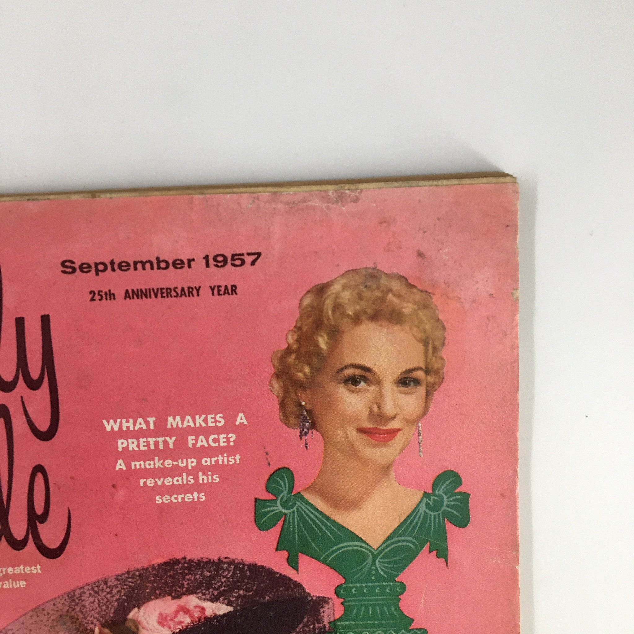 VTG Family Circle Magazine September 1957 Judy Holliday & Rita Gam No Label