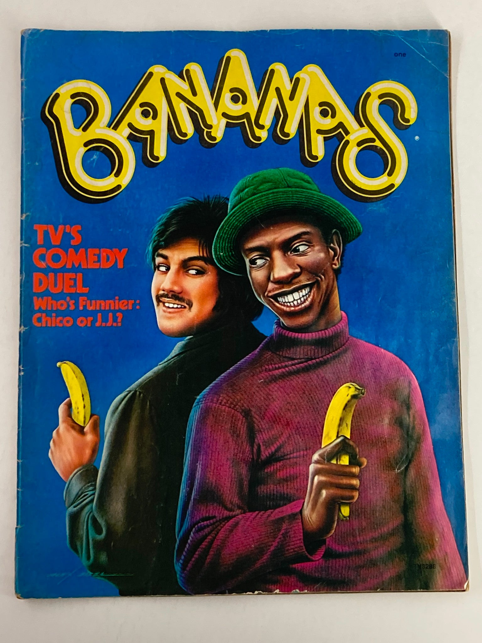 VTG Bananas Comic Books 1975 TV's Comedy Duel Who's Funnier Chico or JJ No Label