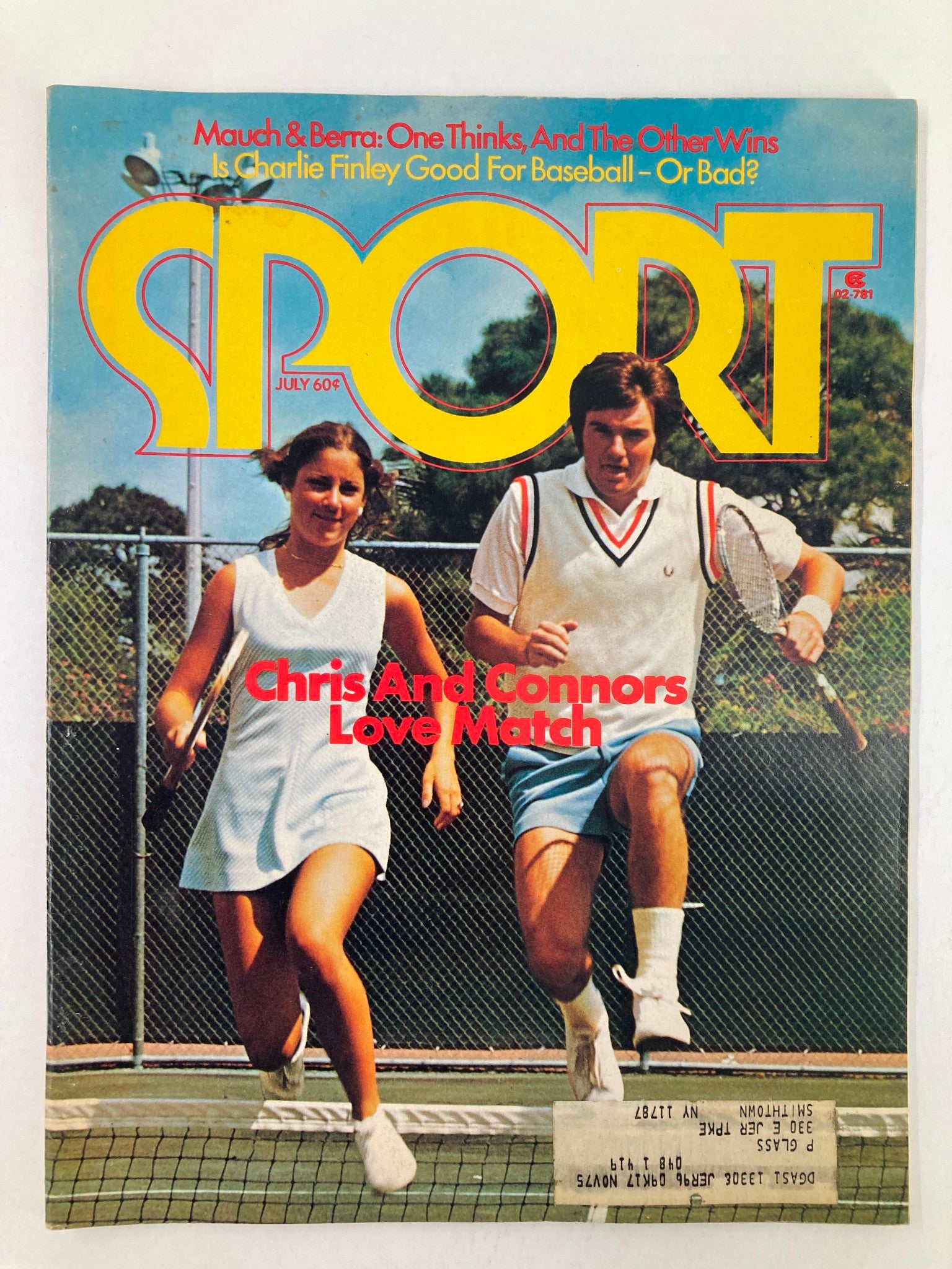 VTG Sport Mgazine July 1974 Vol 58 #1 Chris and Connors Love Match