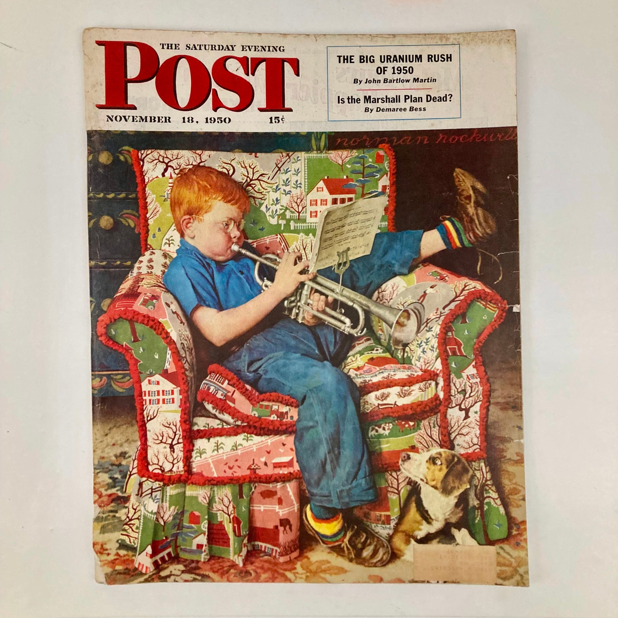 Saturday Evening Post Magazine November 18 1950 Illustrated by Norman Rockwell