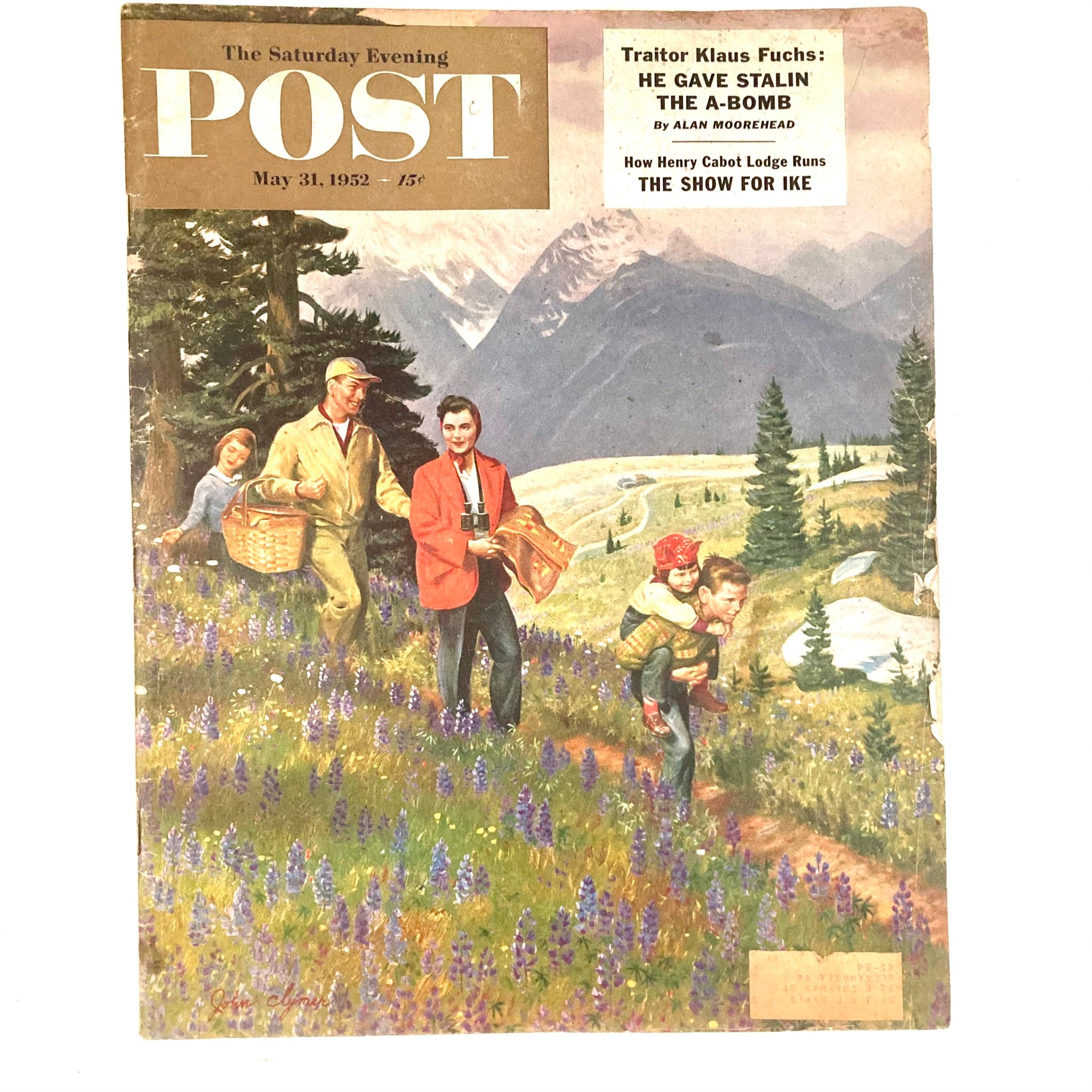 Saturday Evening Post Magazine May 31 1952 Illust Cover - Clymer GD Interior