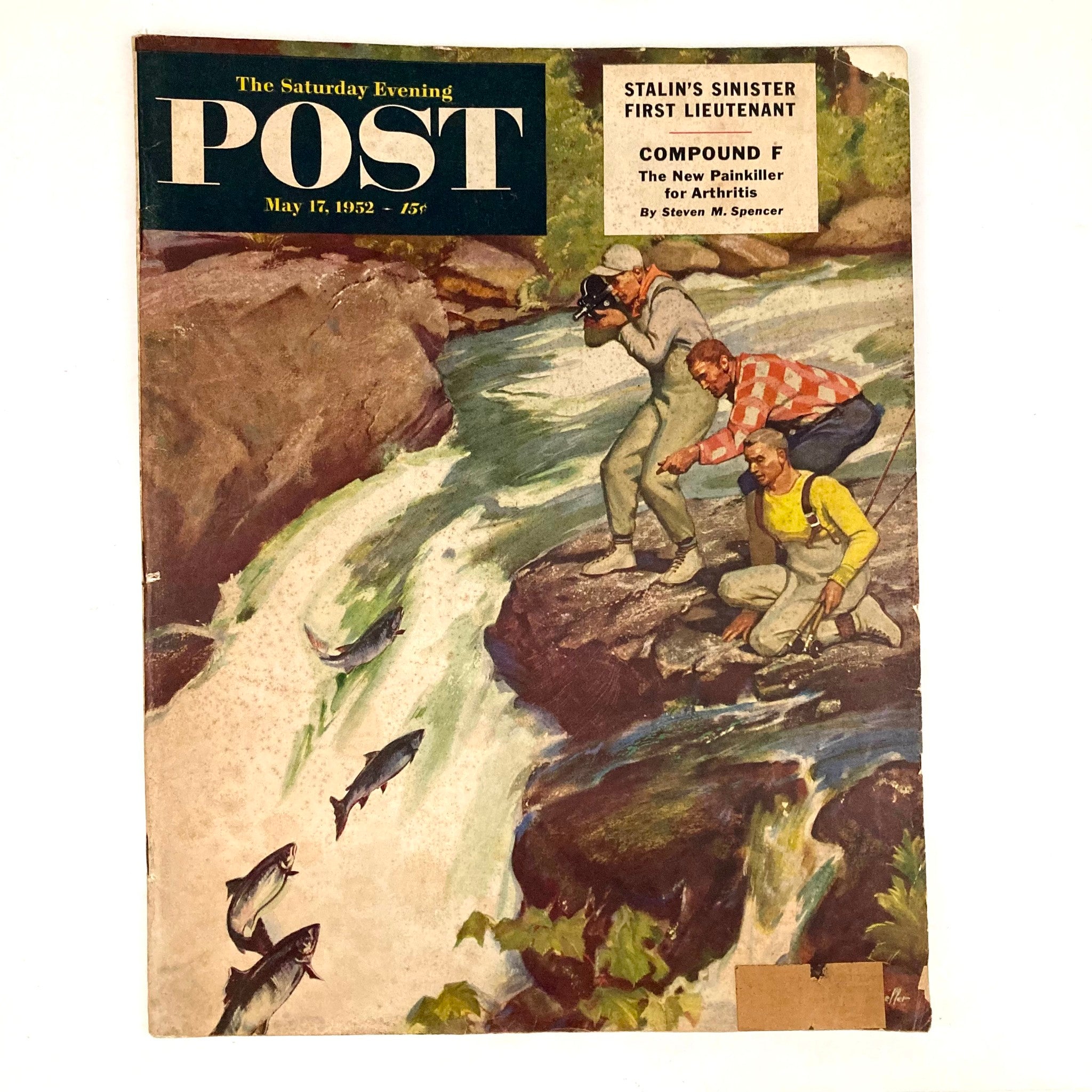 Saturday Evening Post Magazine May 17 1952 Burnt Falls, Rocky Brook - Schaeffer