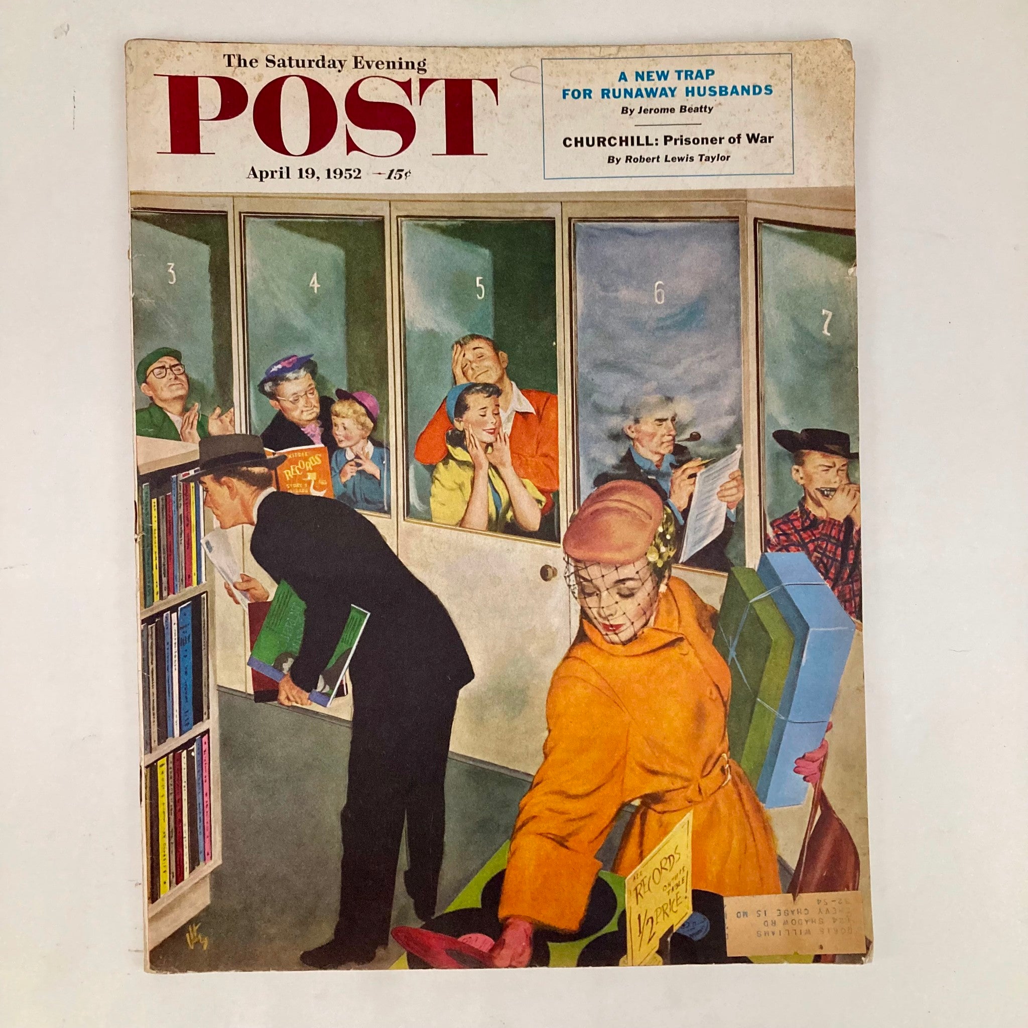 Saturday Evening Post Magazine April 19 1952 The Inventions - Thornton Utz