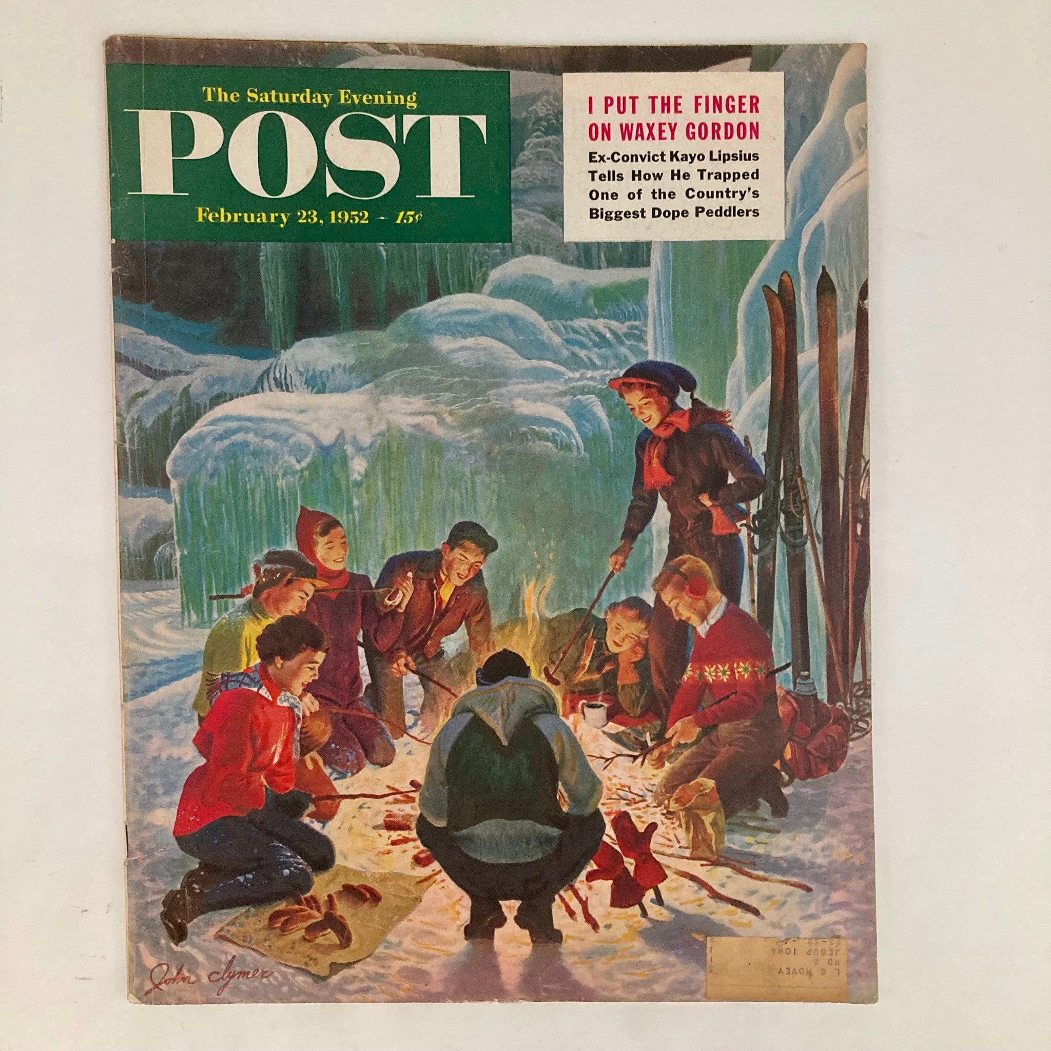 Saturday Evening Post Magazine February 23 1952 An Old Fogy - John Clymer