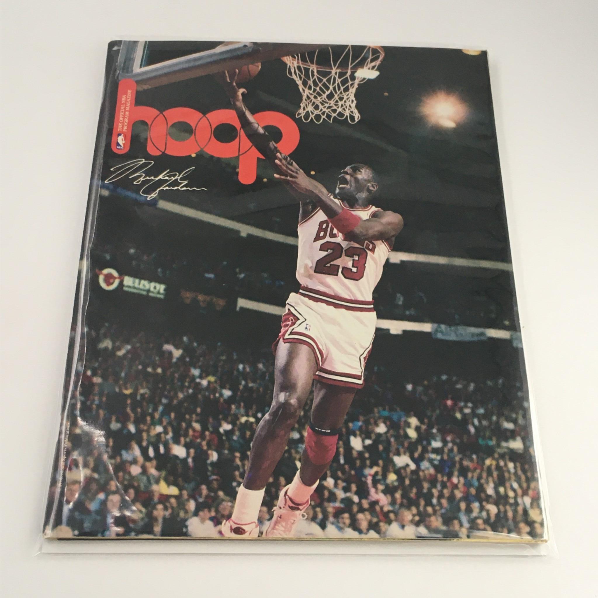 1988 Hoop Magazine Michael Jordan, Houston Rockets Directory NBA, RARE No Label